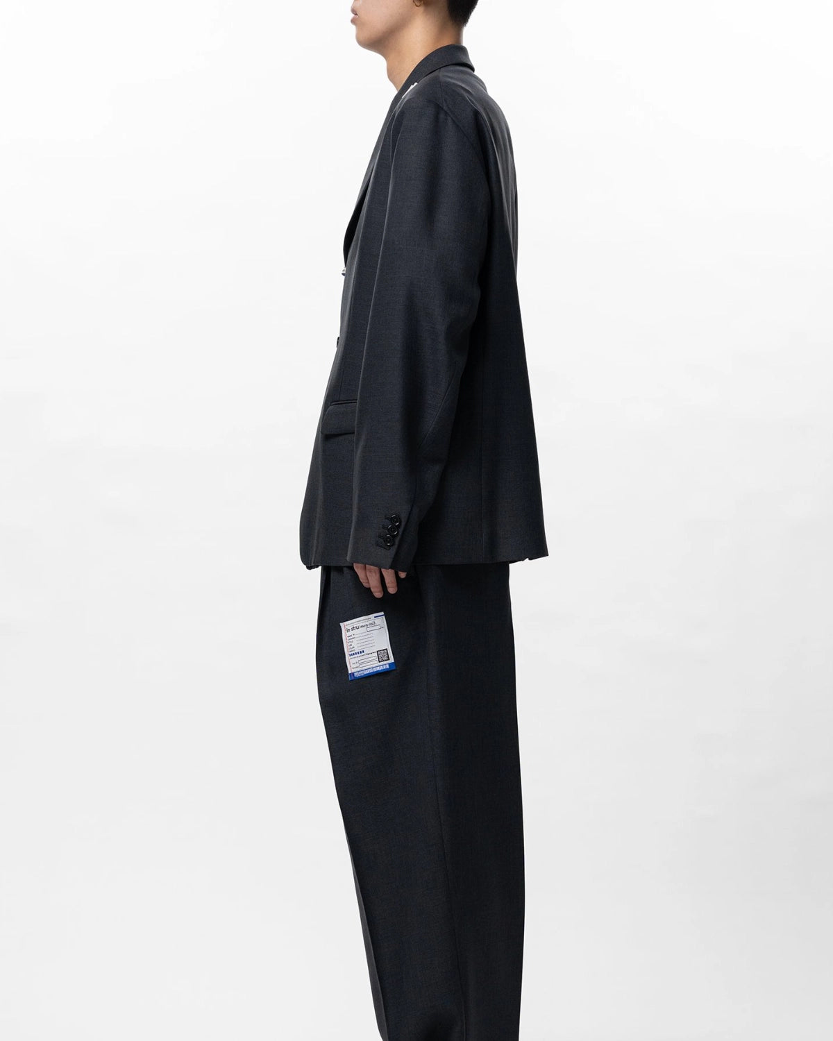 Maison MIHARA YASUHIRO  in・stru(men-tal). / Sharkskin Wool Tailored Jacket (I16JK101)