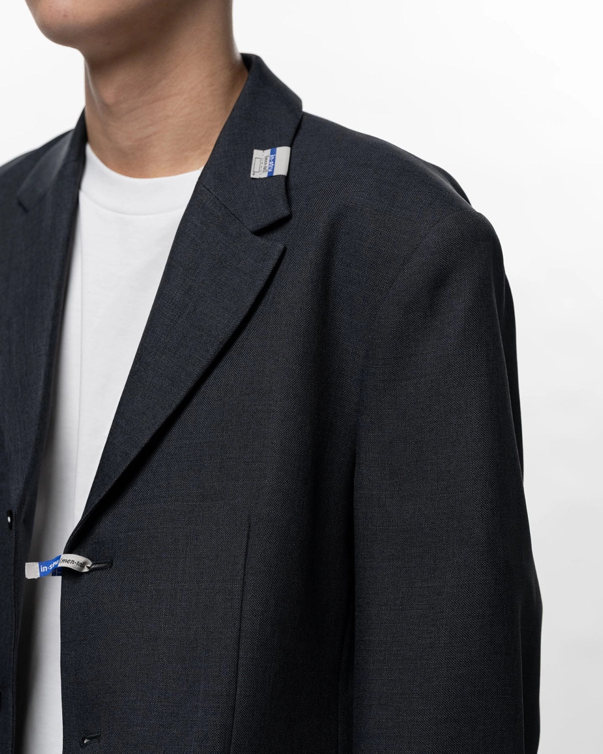 Maison MIHARA YASUHIRO  in・stru(men-tal). / Sharkskin Wool Tailored Jacket (I16JK101)