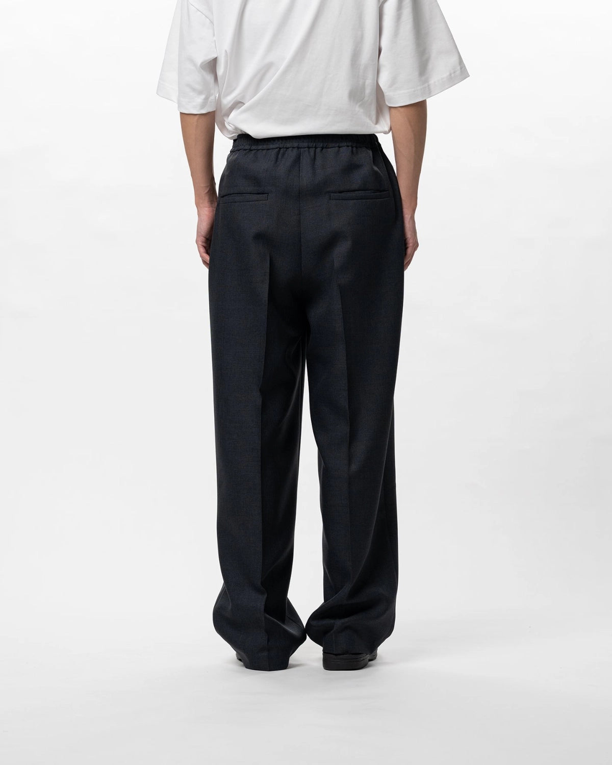 Maison MIHARA YASUHIRO in・stru(men-tal). / Sharkskin Wool Easy Pants (I16PT102)