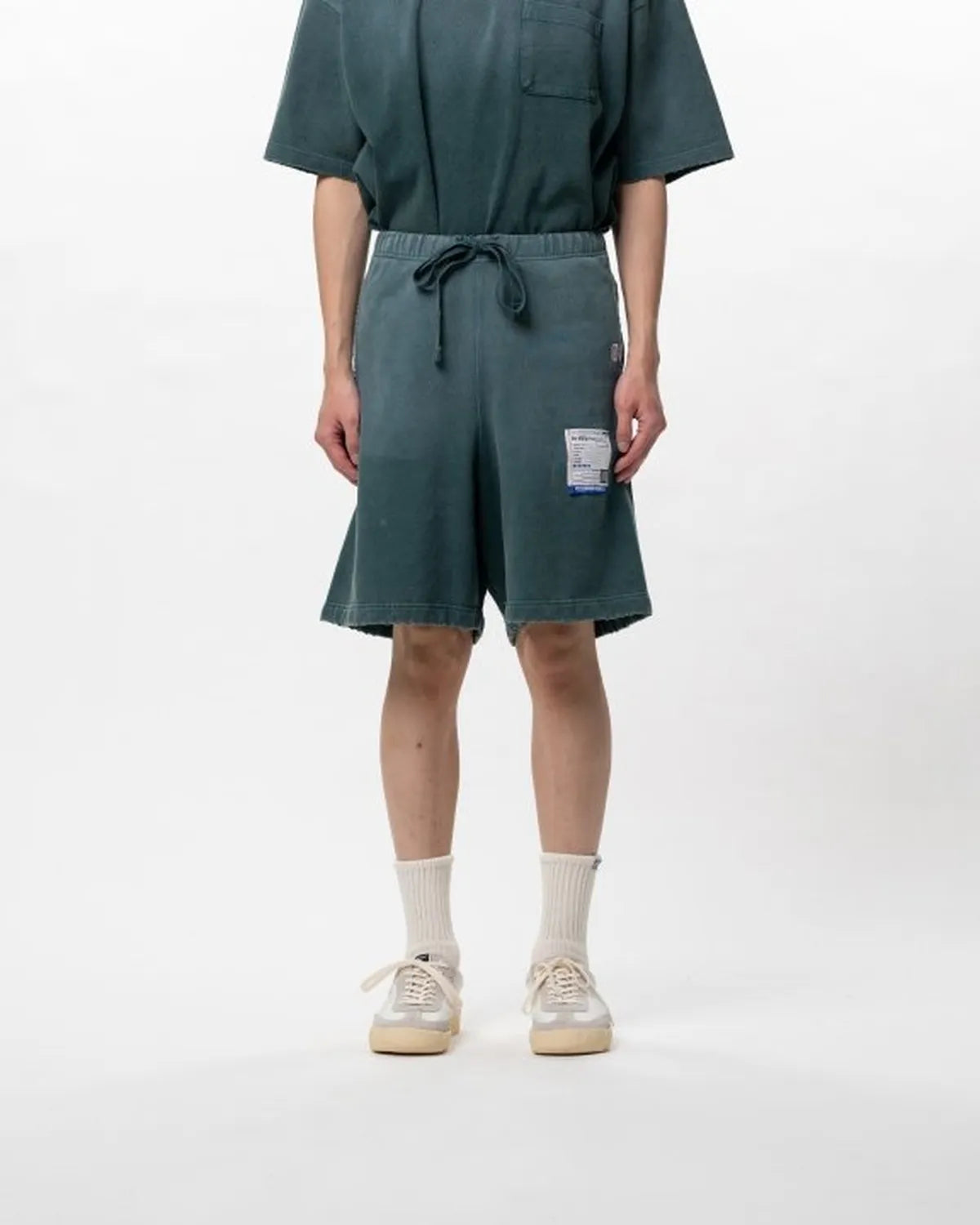 Maison MIHARA YASUHIRO in・stru(men-tal). / Sun Faded Like Distressed Sweat Shorts (I16SP563)
