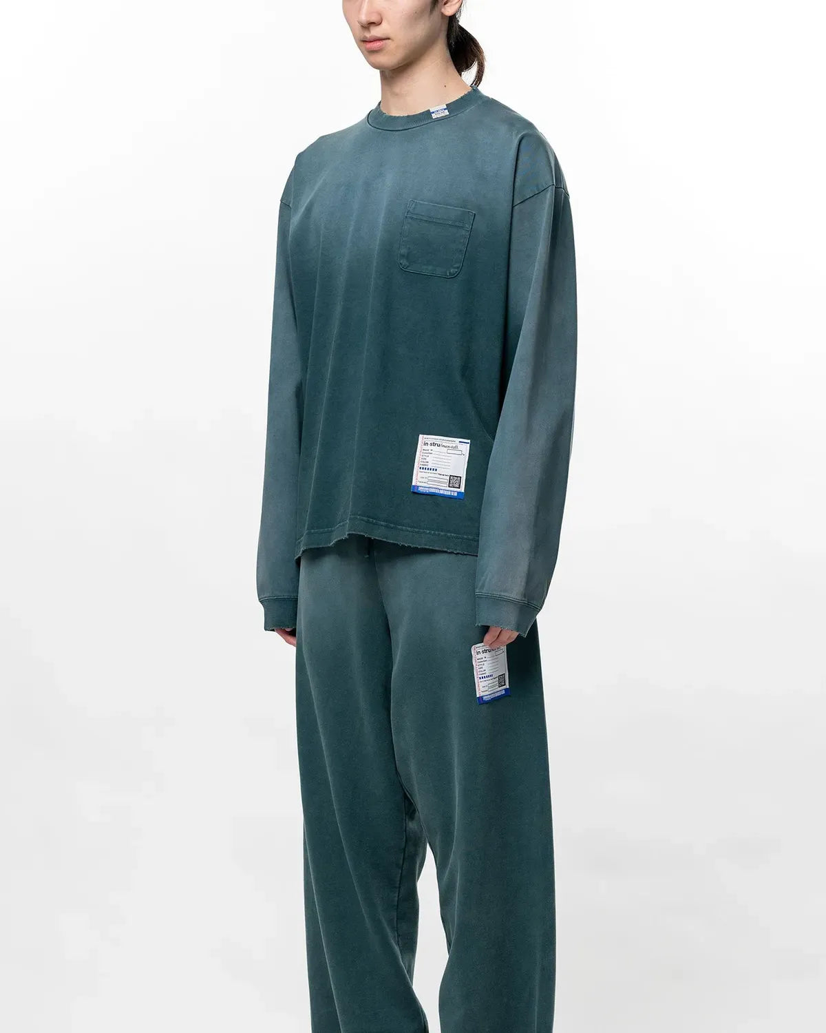 Maison MIHARA YASUHIRO in・stru(men-tal). / Sun Faded Like Distressed Long Sleeve T-Shirt (I17LT525)