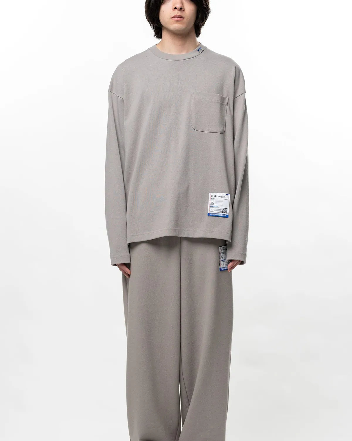 Maison MIHARA YASUHIRO in・stru(men-tal). / Heavy Weight Jersey Pocket Long-sleeve T-shirt (I17LT536)