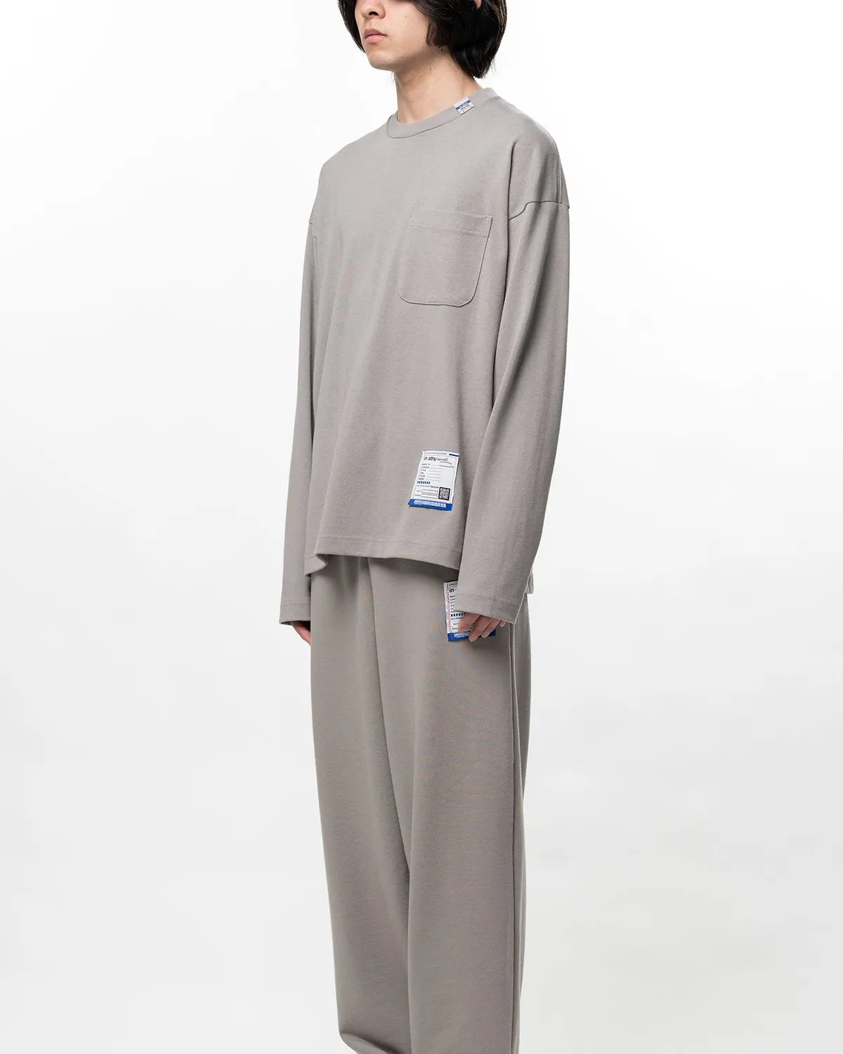 Maison MIHARA YASUHIRO in・stru(men-tal). / Heavy Weight Jersey Pocket Long-sleeve T-shirt (I17LT536)