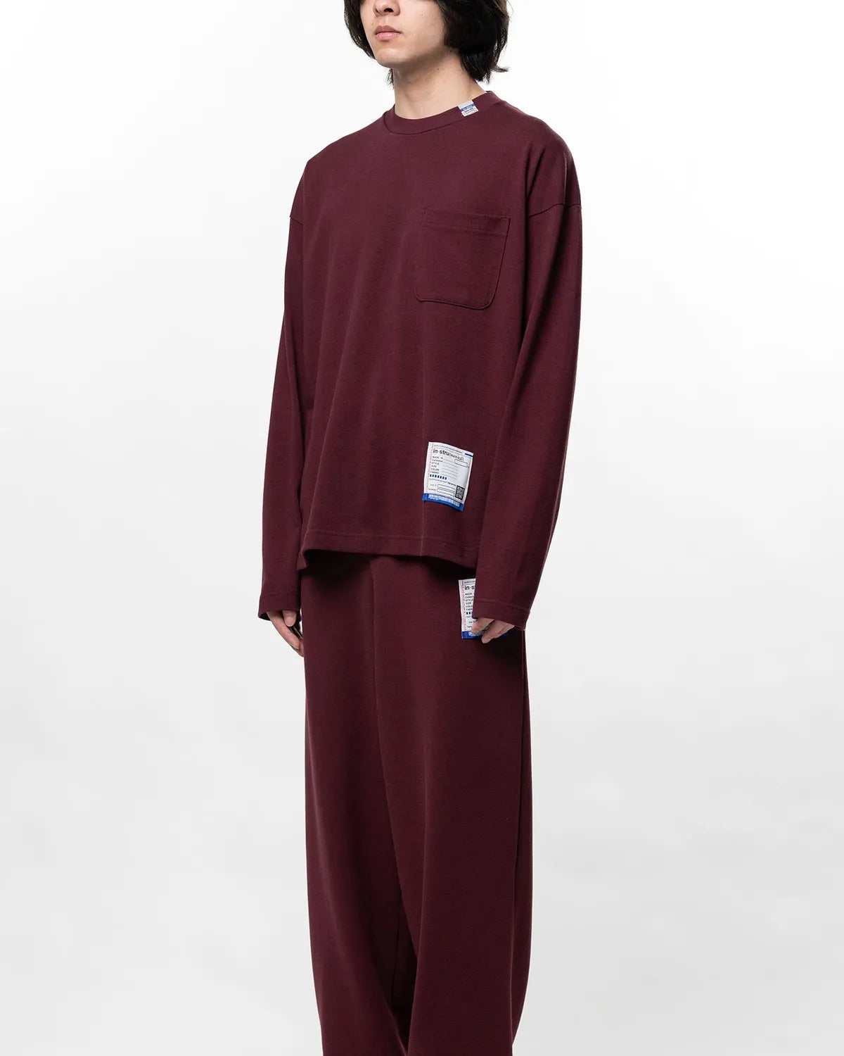 Maison MIHARA YASUHIRO in・stru(men-tal). / Heavy Weight Jersey Pocket Long-sleeve T-shirt (I17LT536)