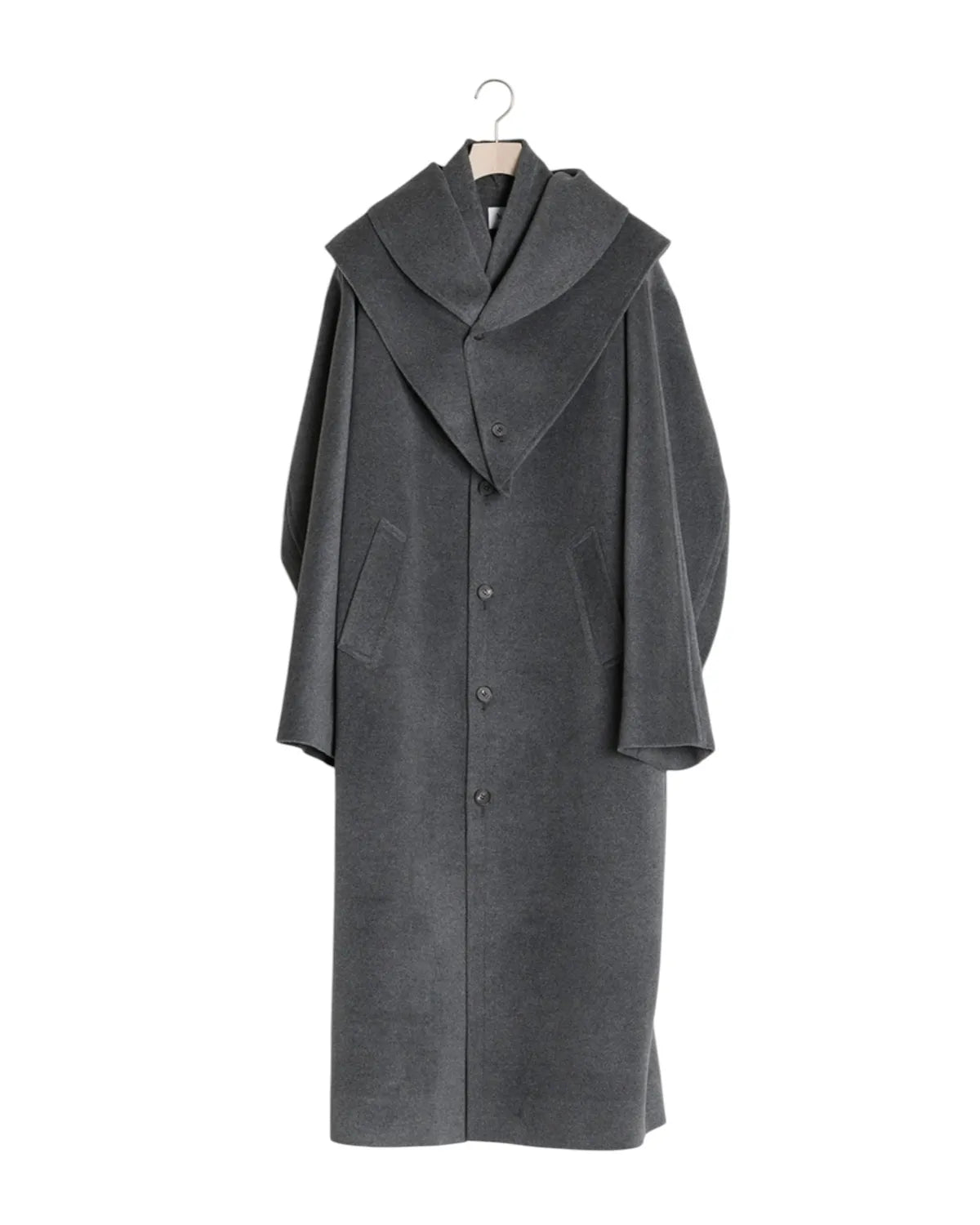 IHNN の Layered Collar Angora Coat (ID26A-CT02)