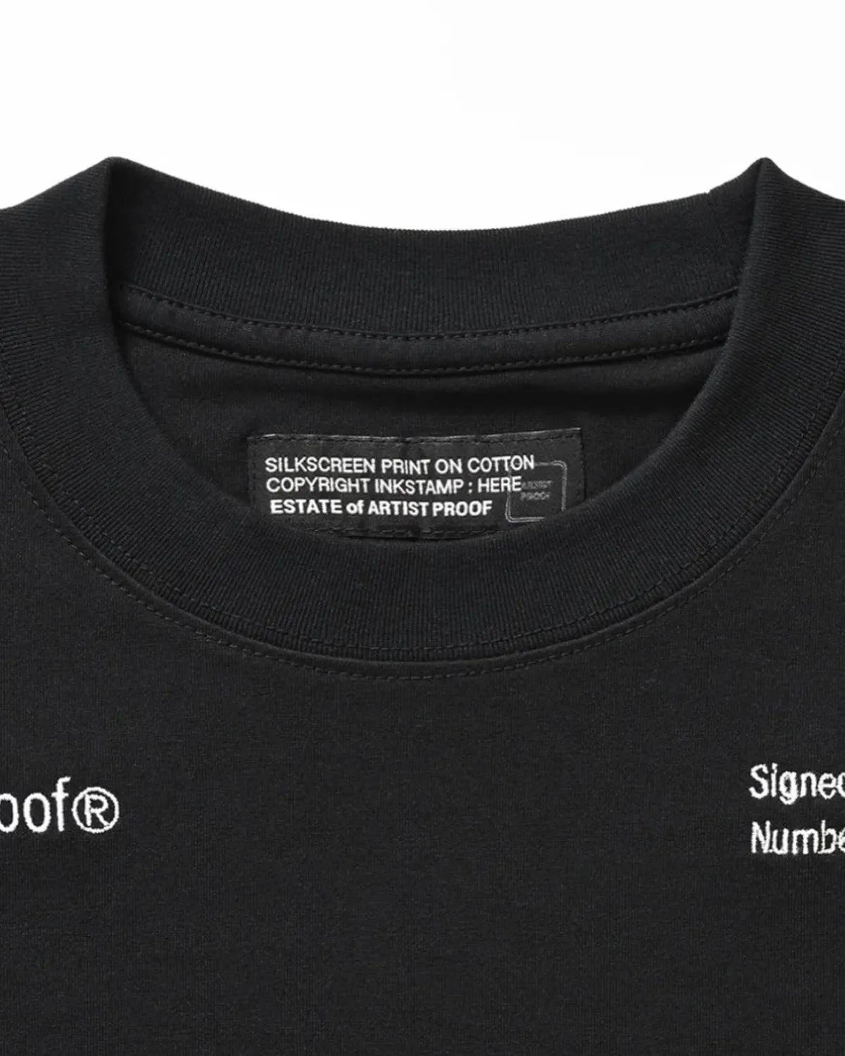 ARTIST PROOF / Art Fair 1970 S/S T-shirt w/Drawcord Black (PARIS/HK/MIAMI/BASEL) (ATPF-036T-P)