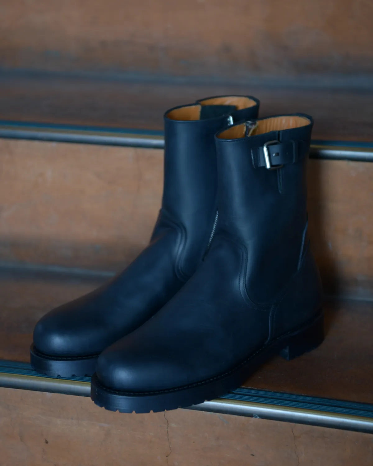 NONNATIVE（ノンネイティブ）/ WORKER ZIP UP BOOTS COW LEATHER