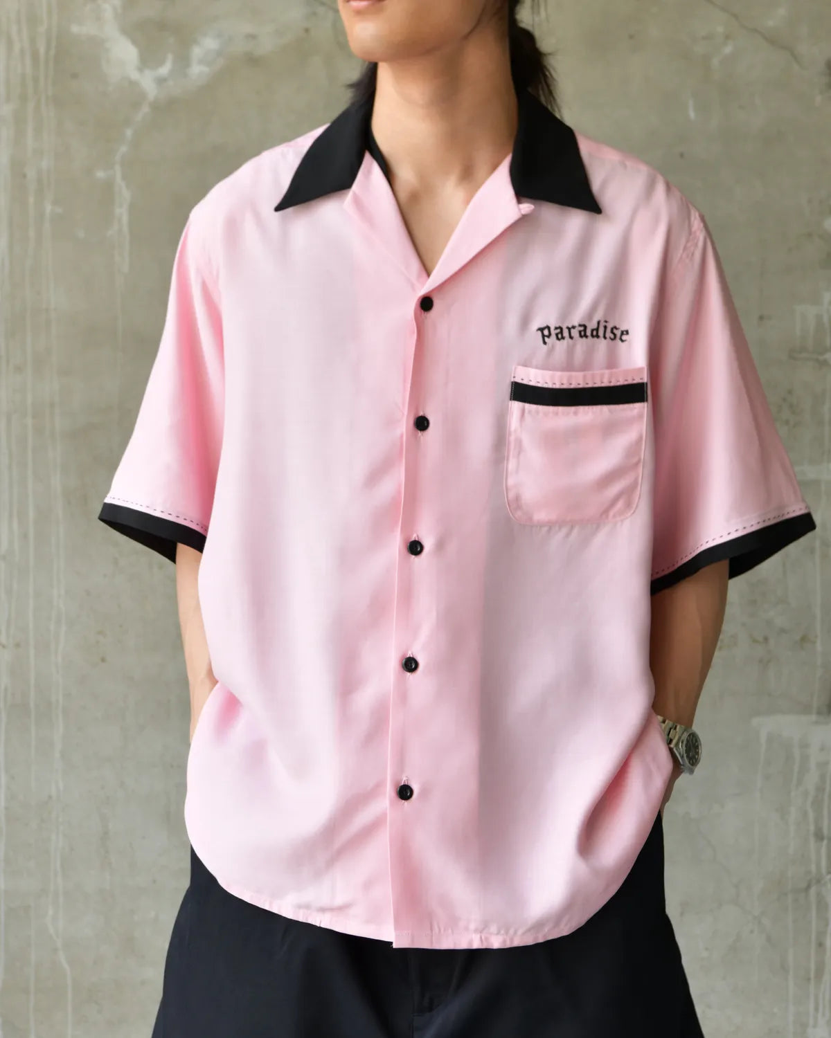 WACKO MARIA(ワコマリア) / OMBRE CHECK OPEN COLLAR SHIRT S/S -TYPE
