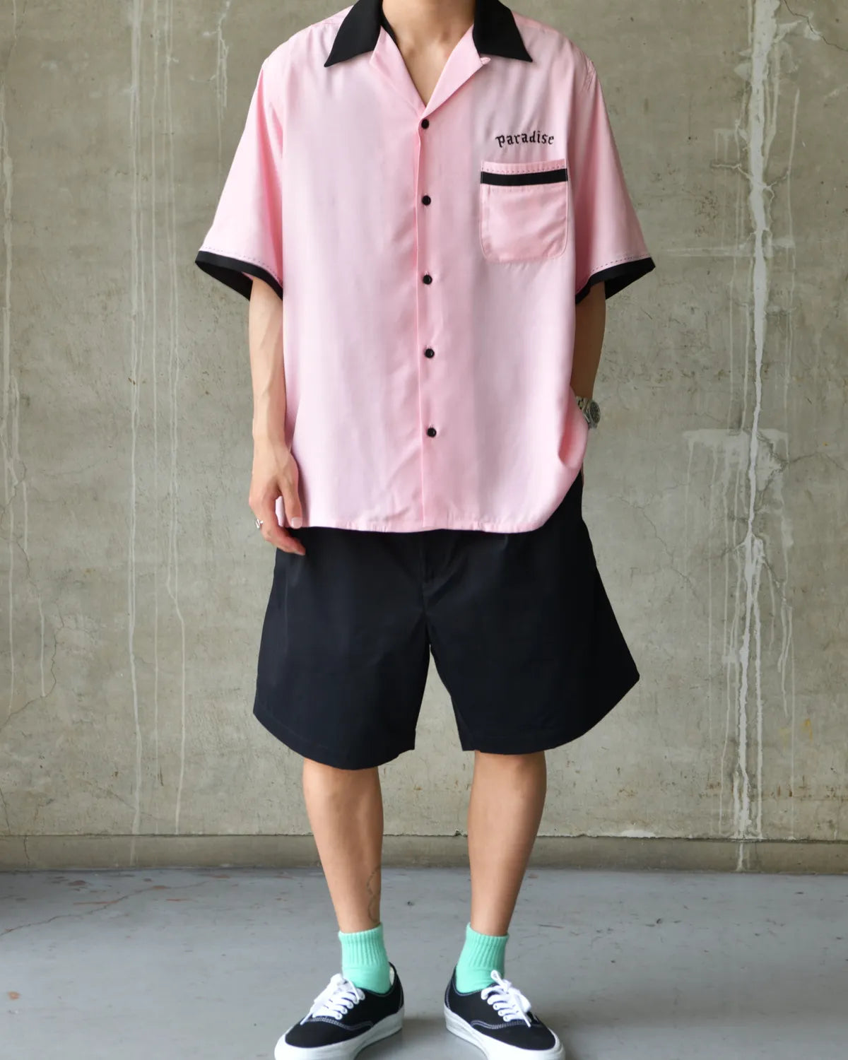 WACKO MARIA / SWITCHING SHIRT S/S -TYPE-2- (26SS-WMS-OC08)