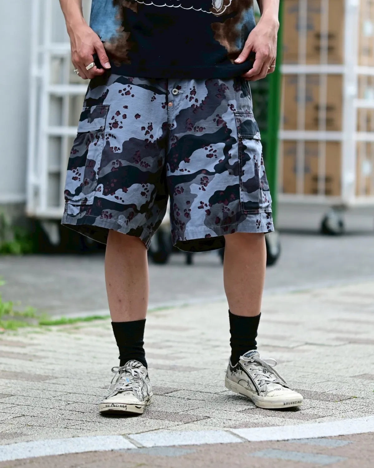 SUGARHILL（シュガーヒル） / CHOCOCHIP CAMO CARGO SHORTS | 公式通販