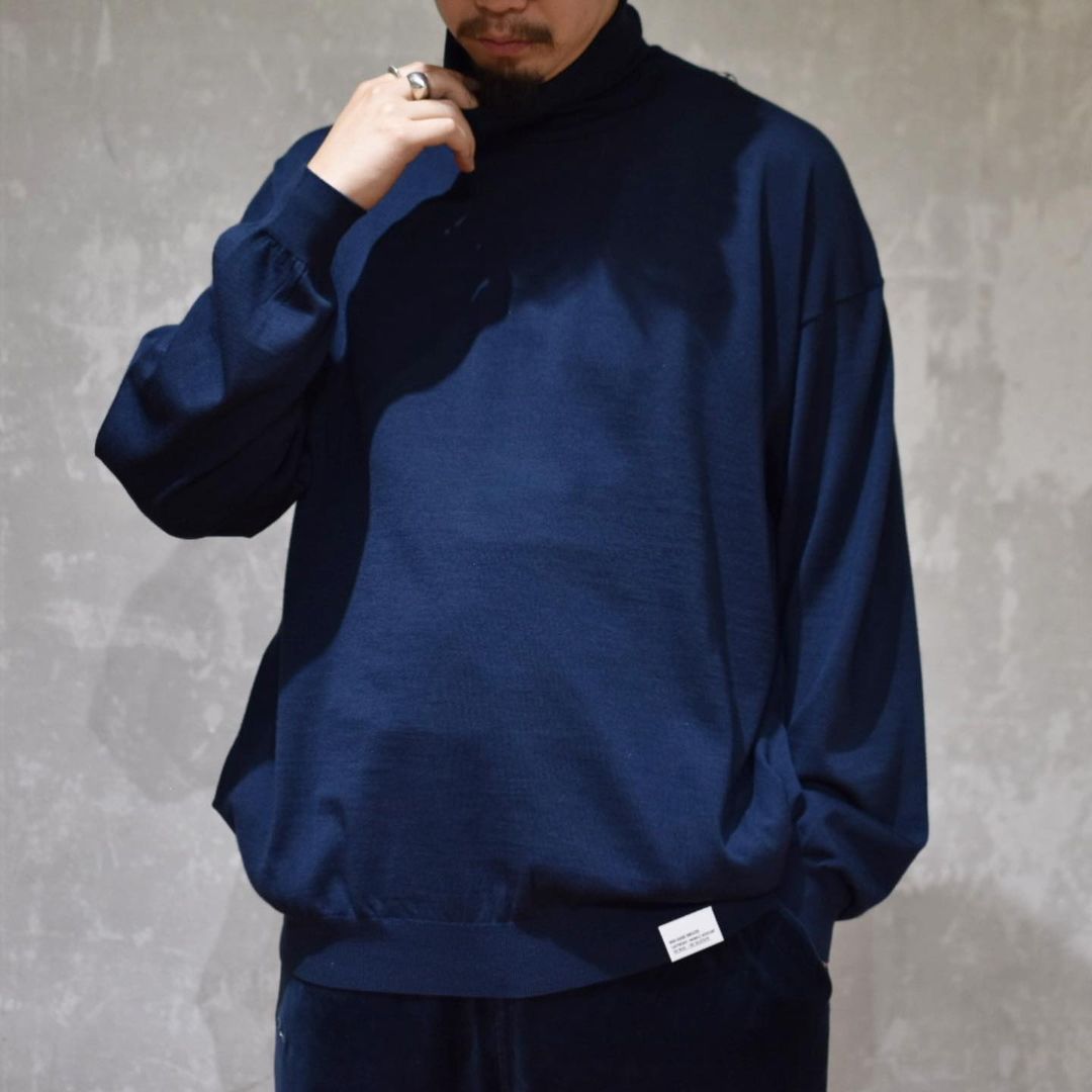 FreshService / TECH HIGH GAUGE HIGH NECK KNIT