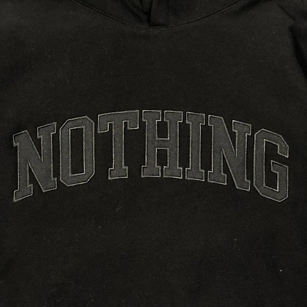 Do Nothing Congress / NOTHING Lettered Wappen HOODIE