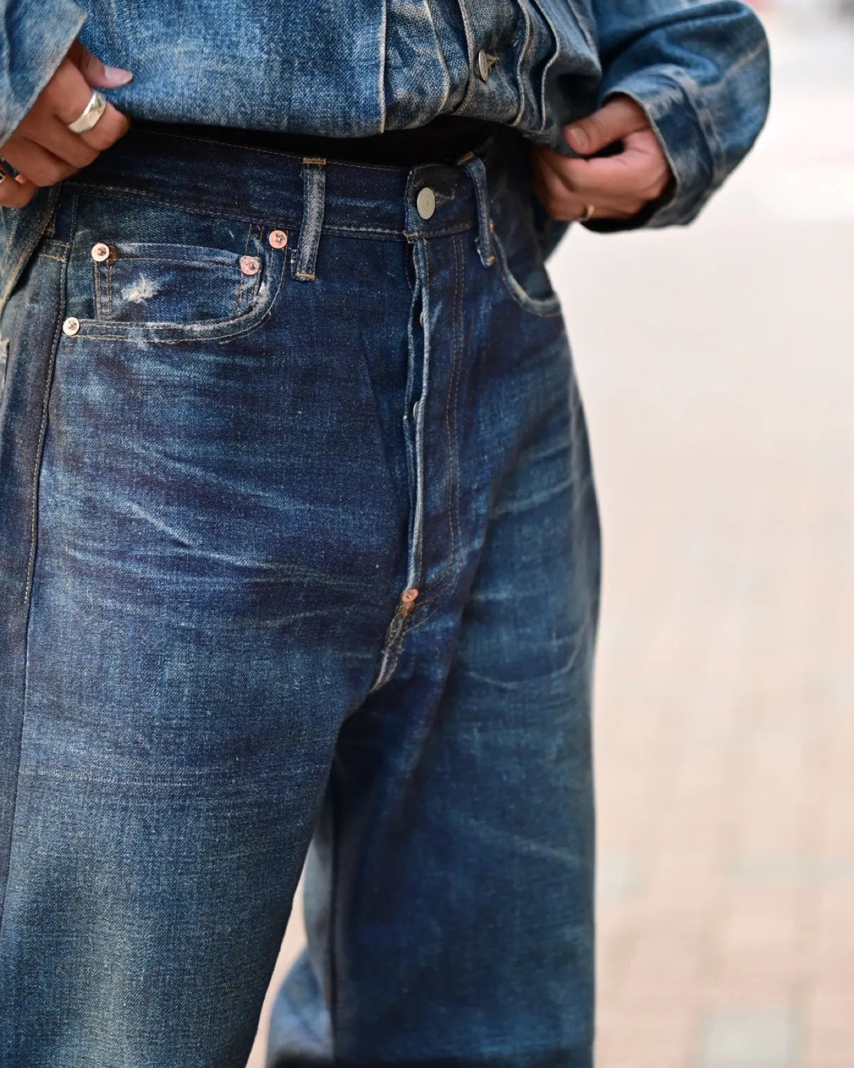 eYe JUNYA WATANABE MAN × Levis × Ber Ber Jin / 麻オックス Levis Wネーム Ber Ber Jin (WQ-P902-100)