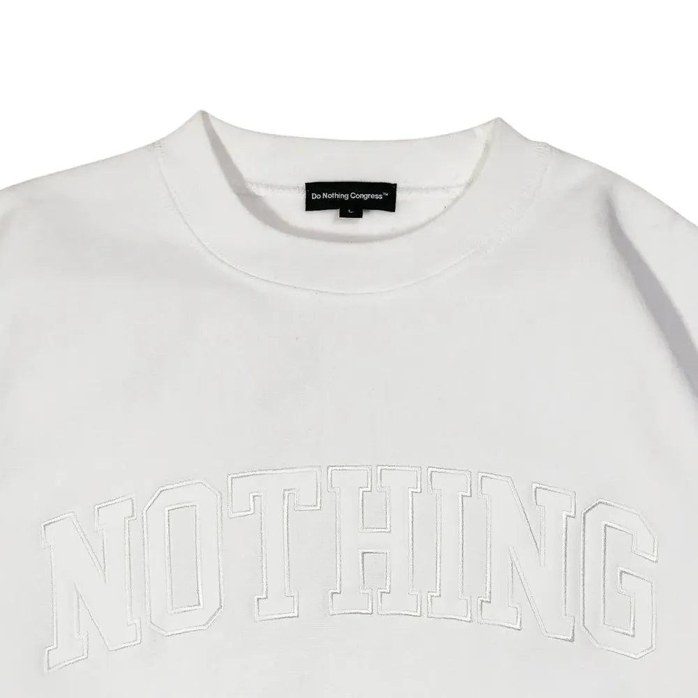 Do Nothing Congress / NOTHING Lettered Wappen CREWNECK