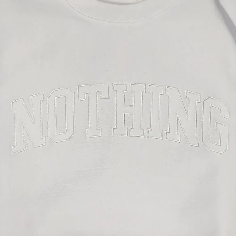 Do Nothing Congress / NOTHING Lettered Wappen CREWNECK