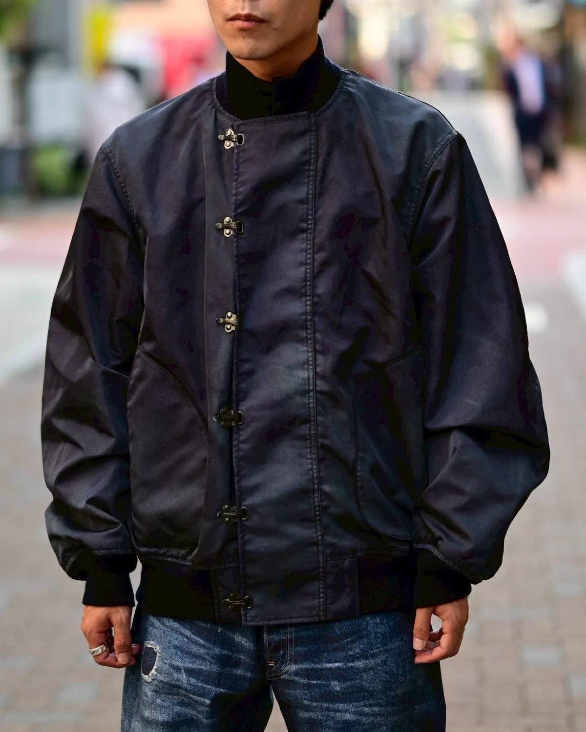 eYe JUNYA WATANABE MAN × New Manual / ナイロンツイル 転写プリント New Manual Wネーム (WQ-J905-100)