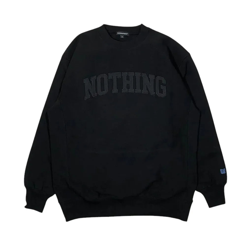 Do Nothing Congress / NOTHING Lettered Wappen CREWNECK