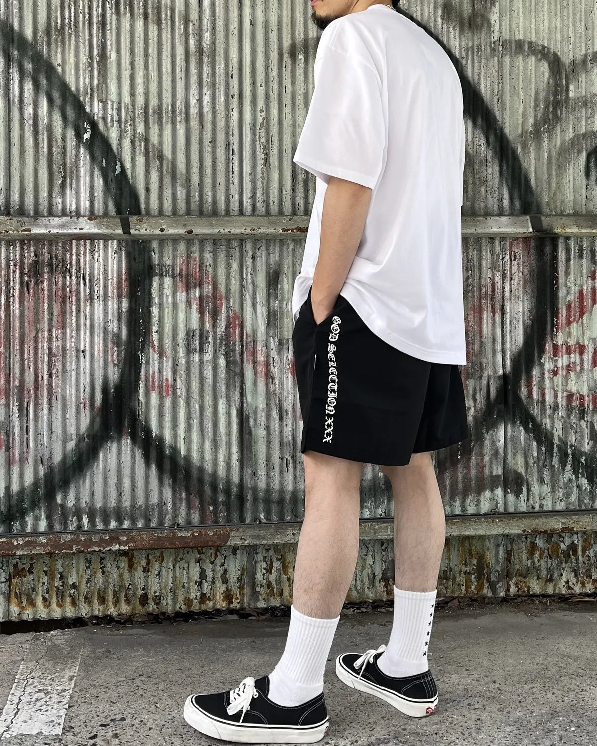 GOD SELECTION XXX / "TripleX" Multi-Color Logo Tee (GX-S26-ST-09)