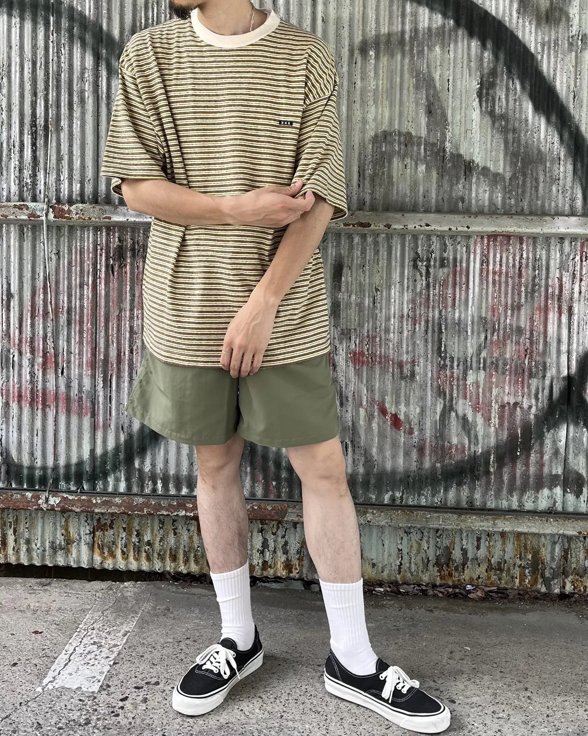 GOD SELECTION XXX / Mini Box Logo Border Tee (GX-S26-CS-07)