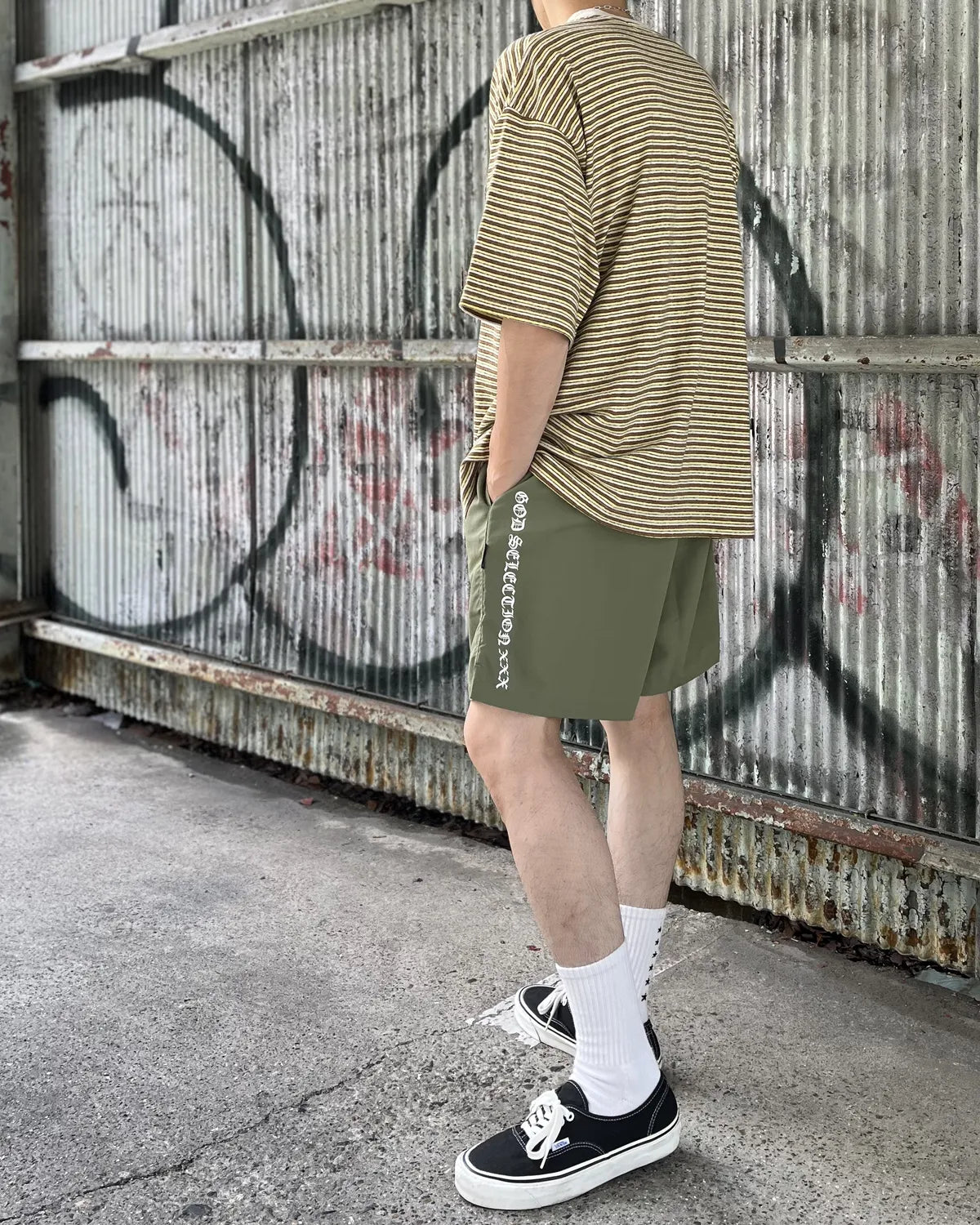 GOD SELECTION XXX / Mini Box Logo Border Tee (GX-S26-CS-07)
