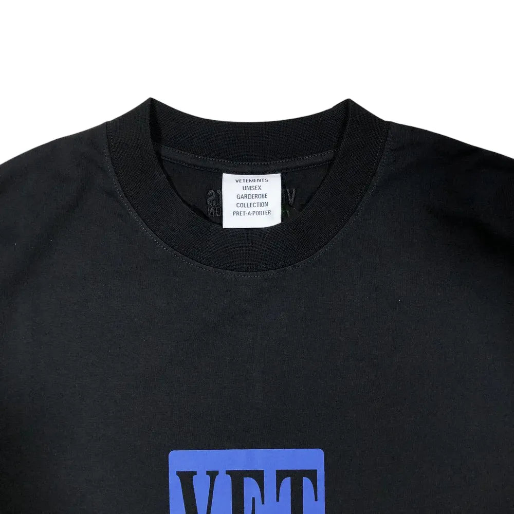 VETEMENTS / VET CROPPED CROPPED BOXY T-SHIRT (UA66TR685W1000)