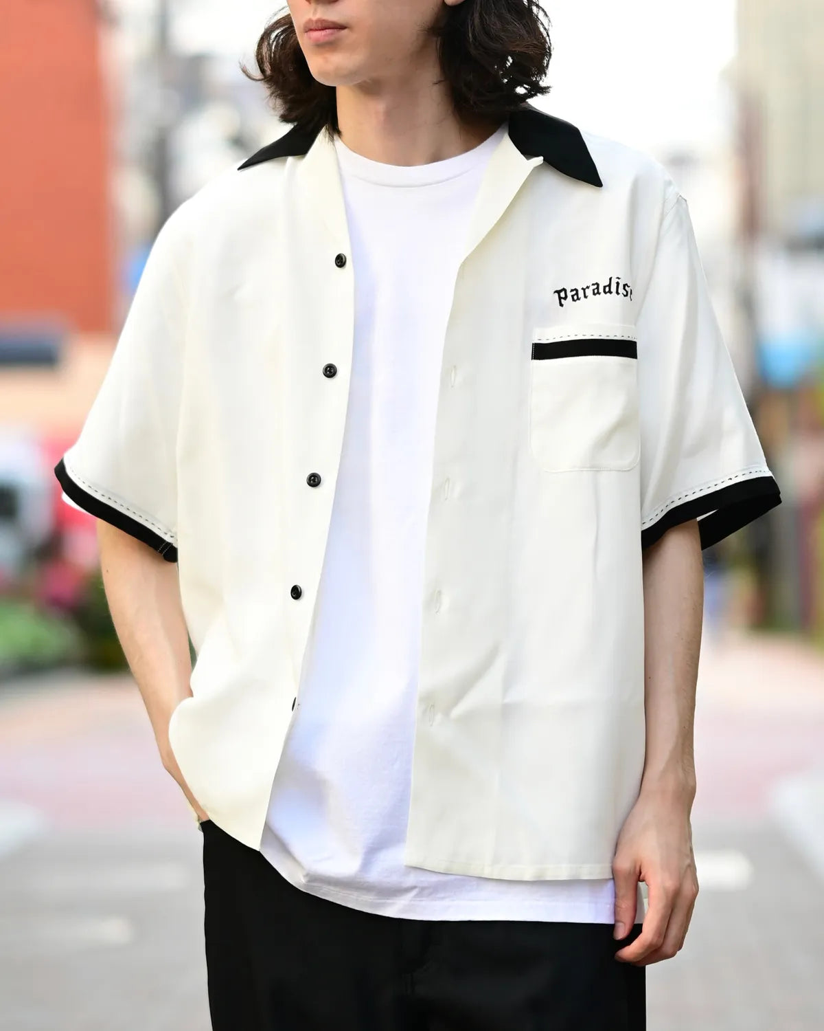 WACKO MARIA(ワコマリア) / OMBRE CHECK OPEN COLLAR SHIRT S/S -TYPE