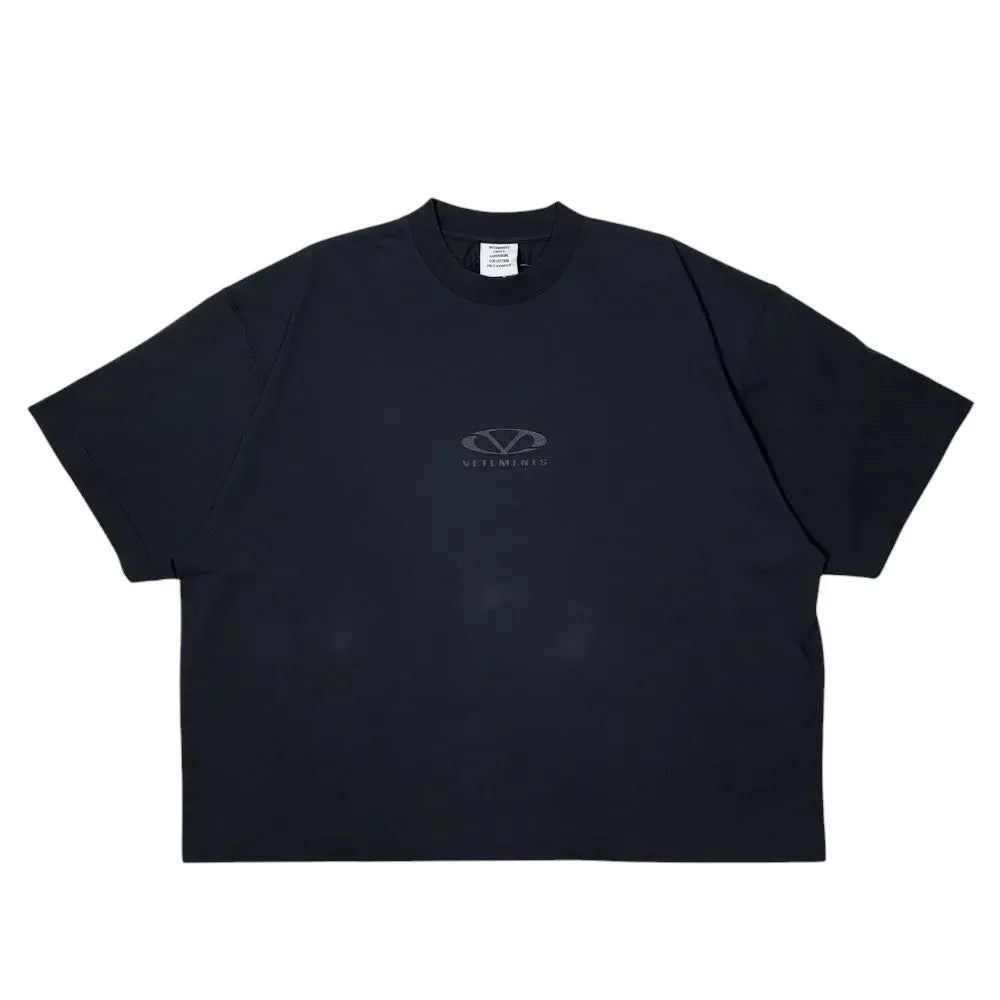 VETEMENTS / OVAL LOGO CROPPED BOXY T-SHIRT (UA66TR600E1000)