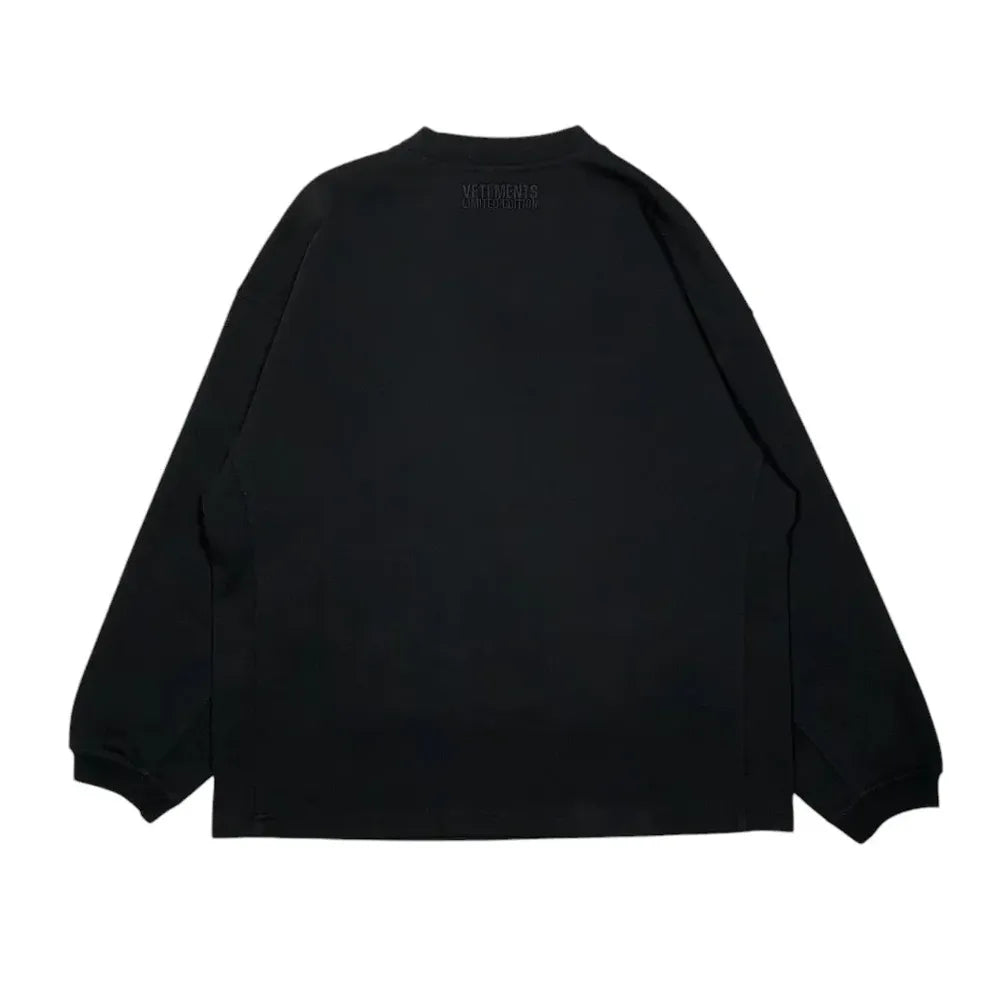 VETEMENTS / OVAL LOGO CROPPED CREWNECK (UA66CW600BB1302)