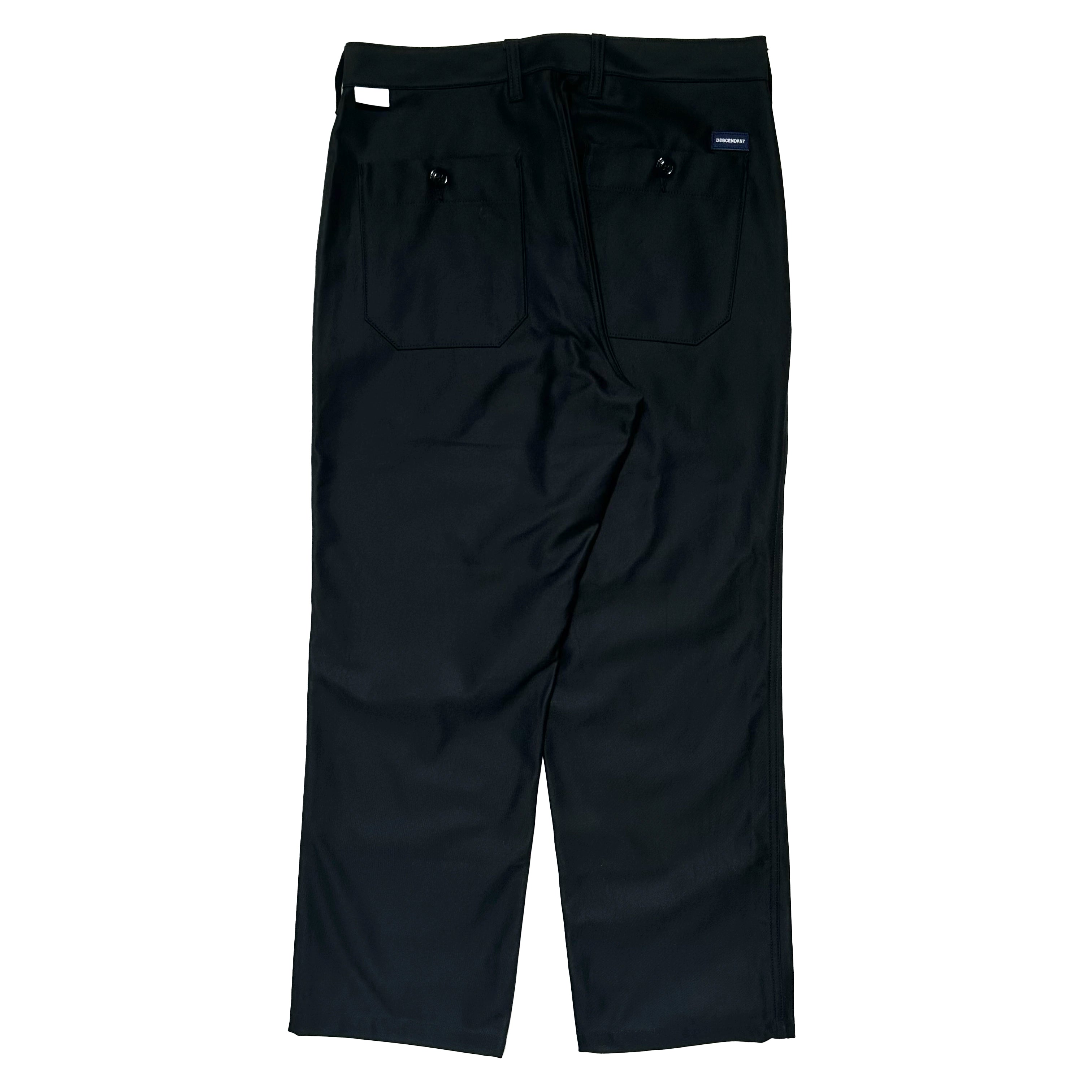 DESCENDANT / DUT SATIN TROUSERS