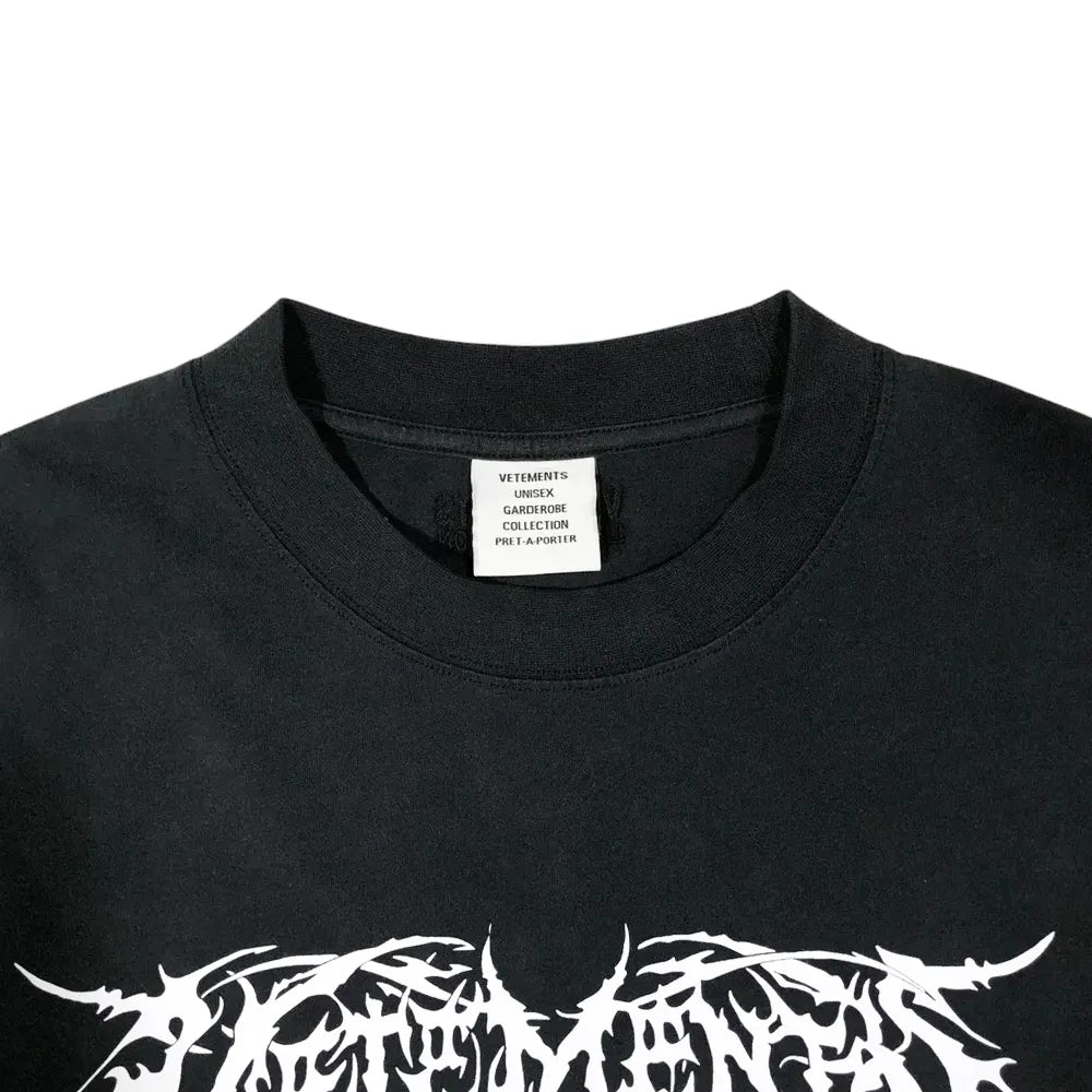 VETEMENTS / DEATH METAL LONGSLEEVE (UA66LS610BW1000)