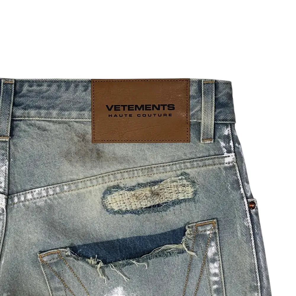 VETEMENTS / TRASHED BAGGY JEANS (UA66PA590L2804)