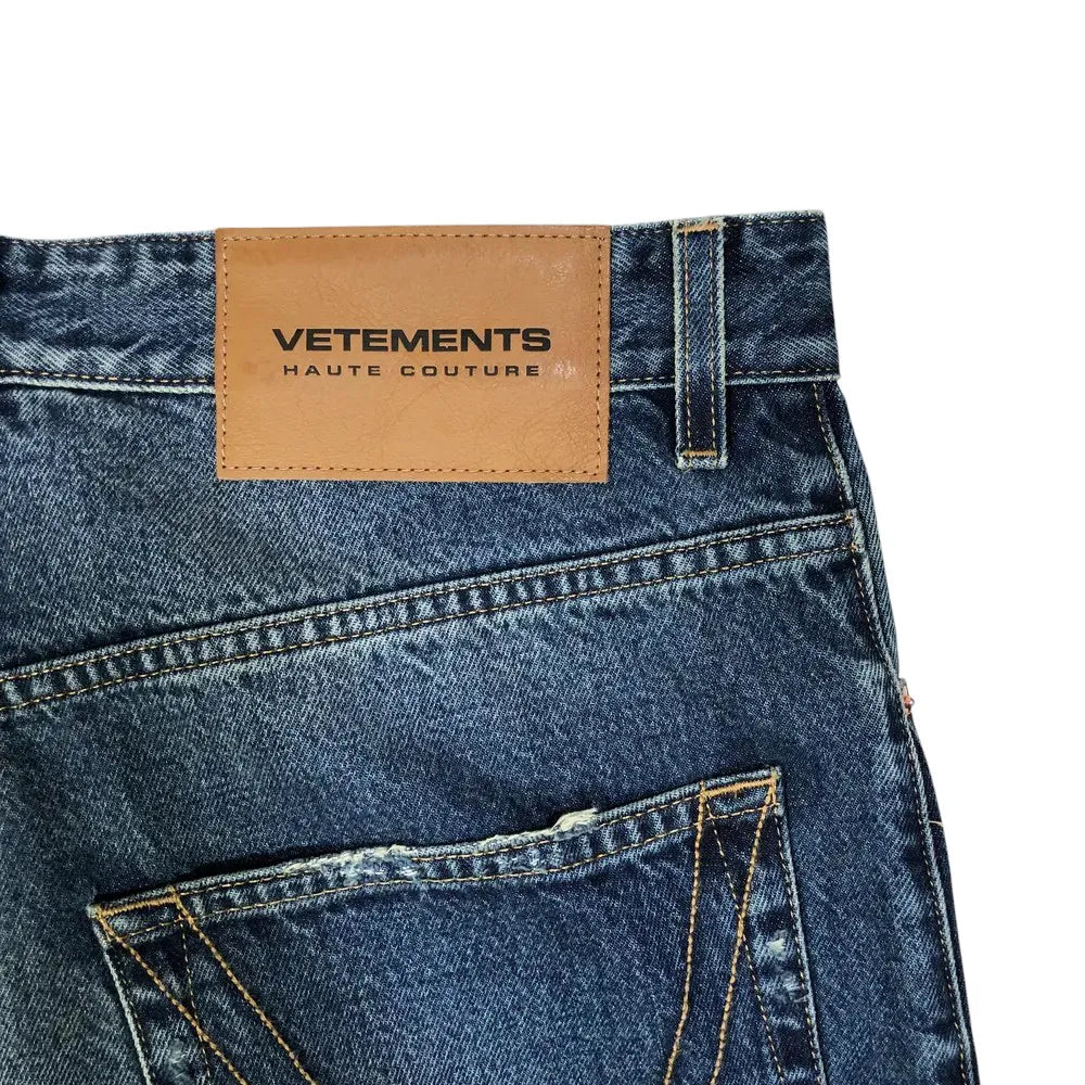 VETEMENTS / DISTRESSED BAGGY JEANS (UA66PA590N2804)