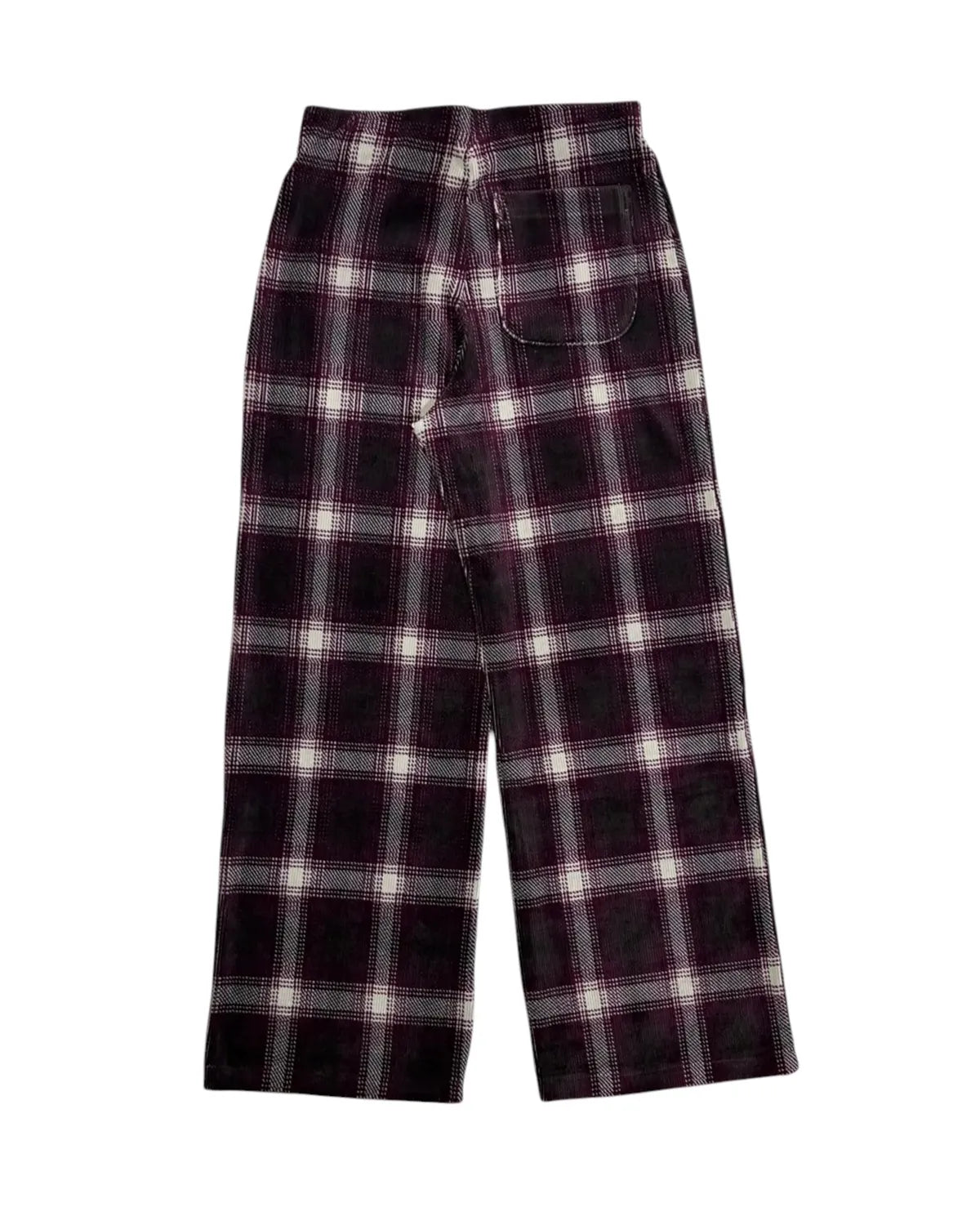 PHEENY / Ombre Check Stretch Corduroy Wide Pants (PA26-CS16)