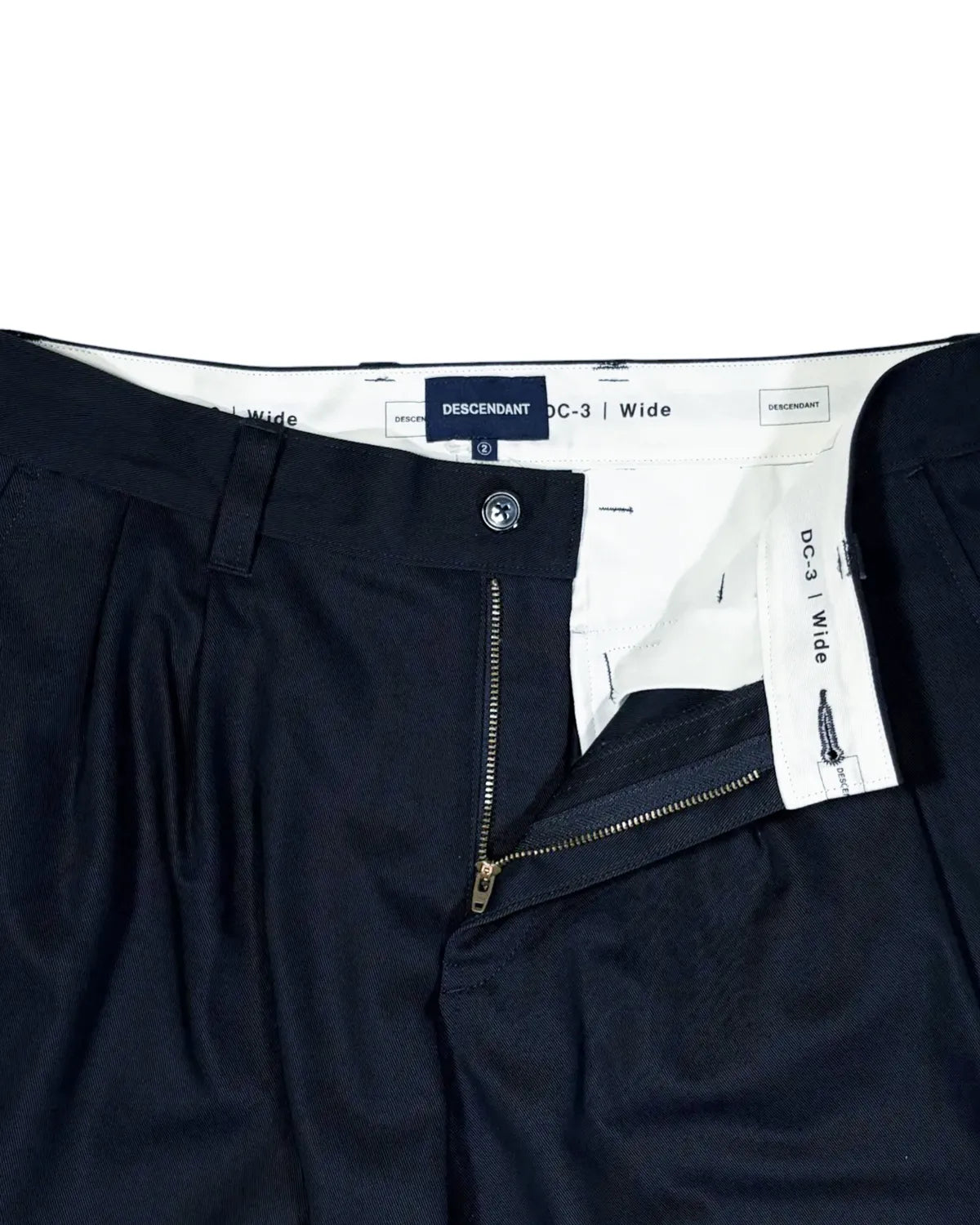 DESCENDANT / DC-3 ORGANIC COTTON TWILL TROUSERS (262TQDS-PTM01)