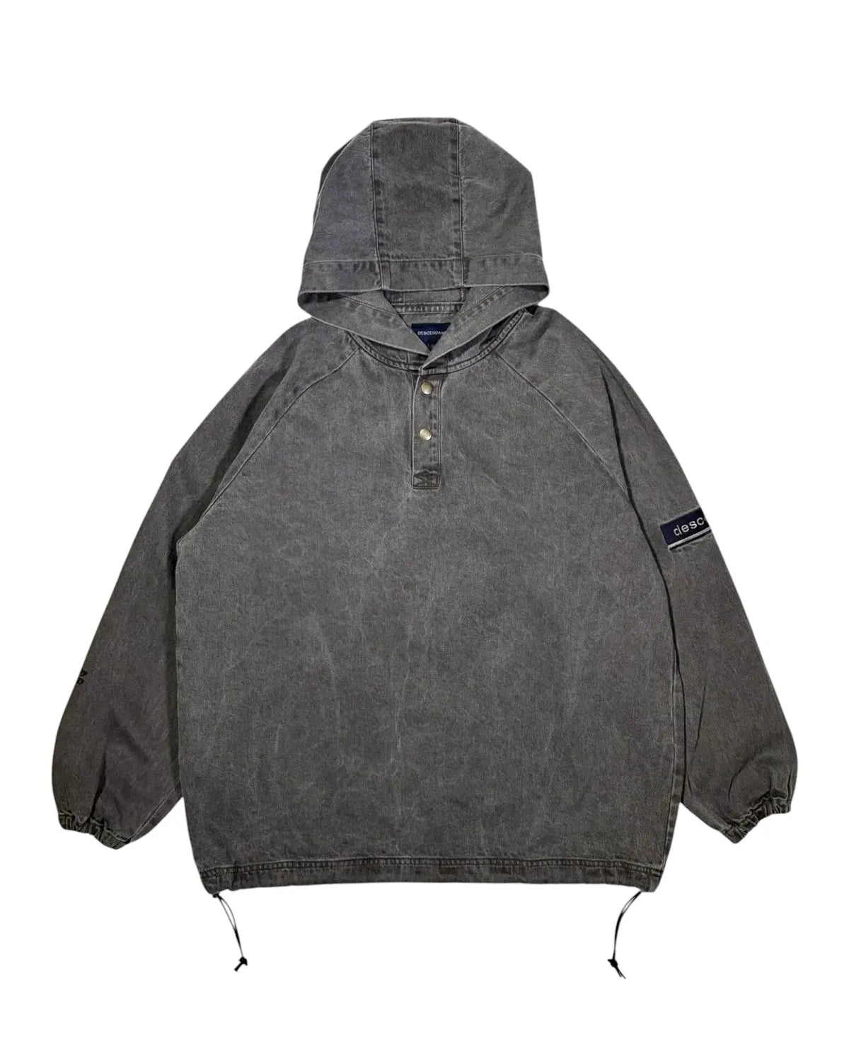 DESCENDANT / MOLE HOODED LS SHIRT PIGMENT DYE (262WVDS-SHM04)