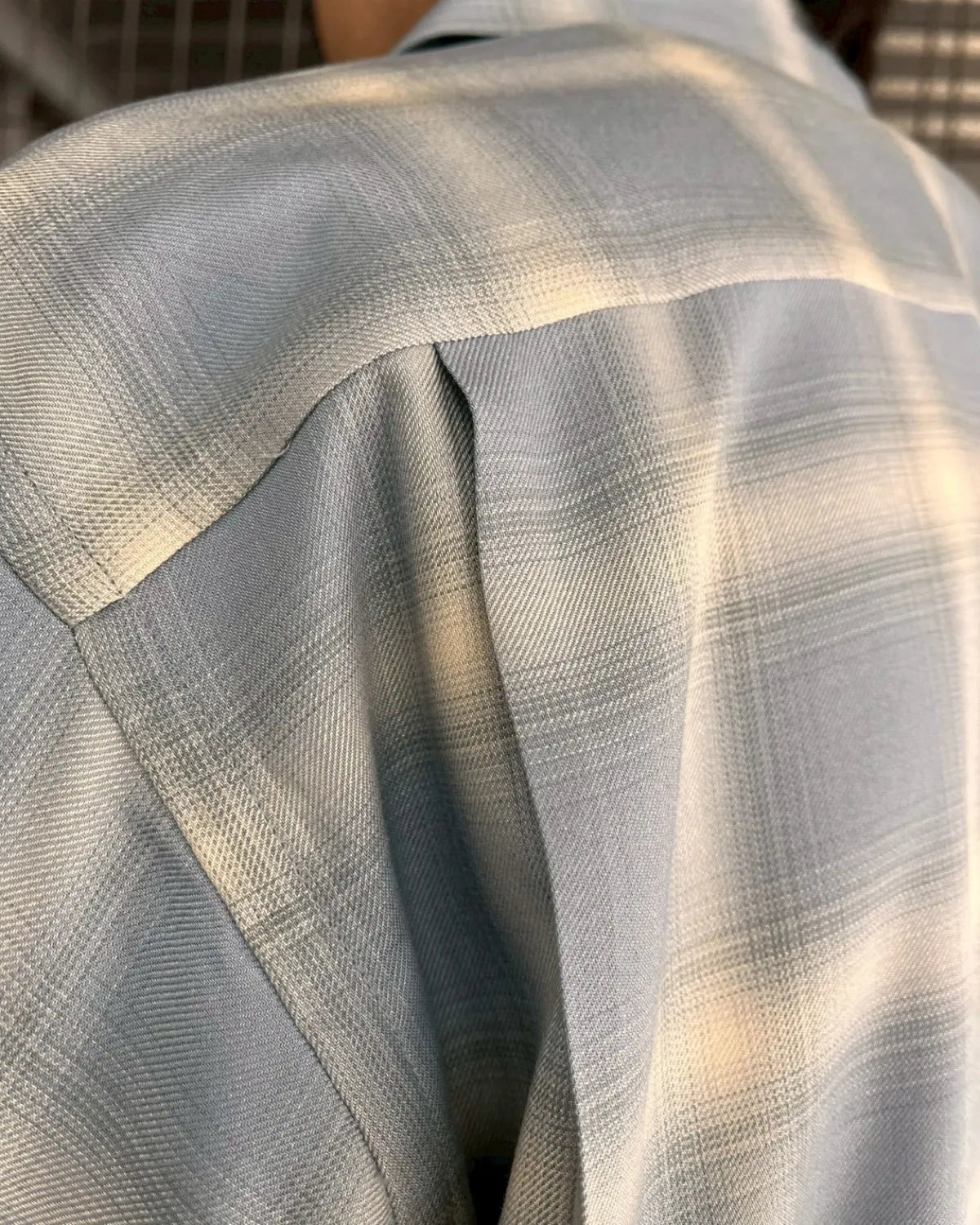 SEQUEL / OMBRE CHECK LONG SLEEBE SHIRT (SQ-26SS-SH-02)