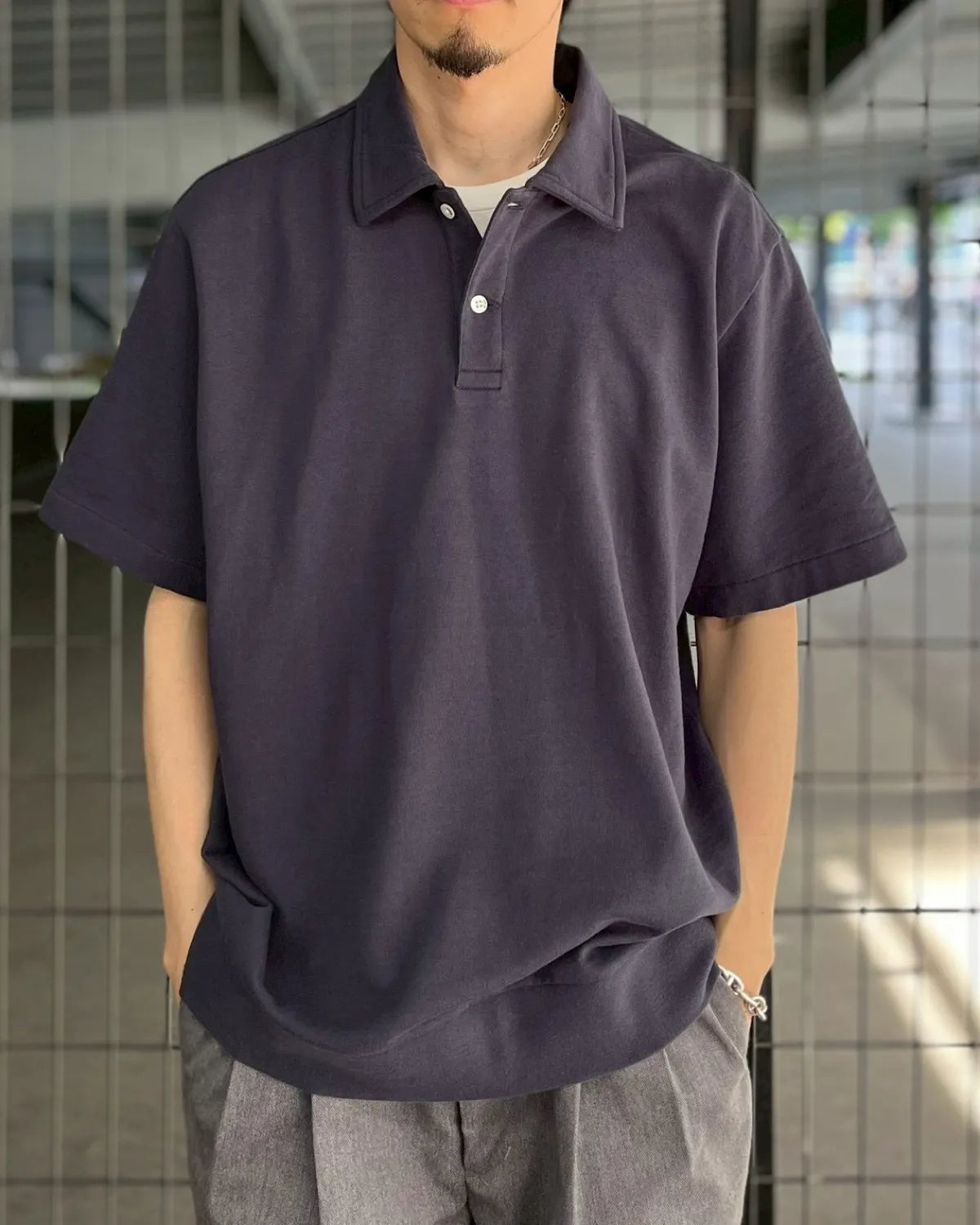 SEQUEL / SWEAT POLO SHIRT (SQ-26SS-CS-05)