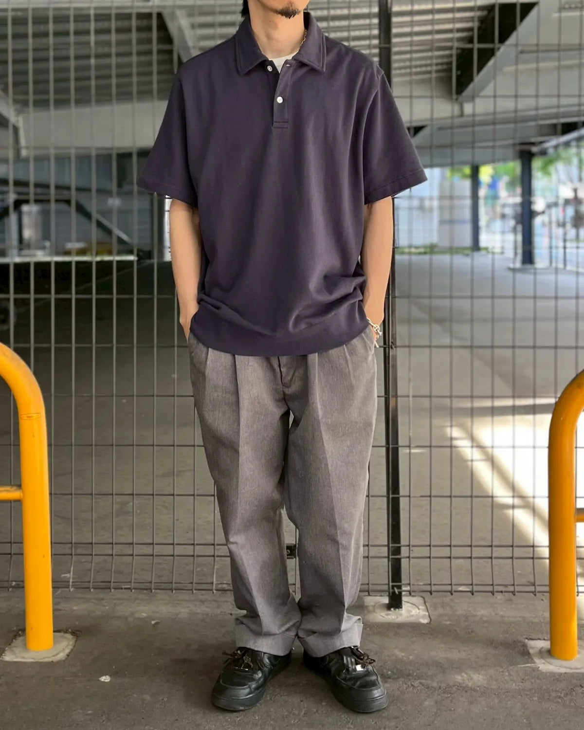 SEQUEL / SWEAT POLO SHIRT (SQ-26SS-CS-05)