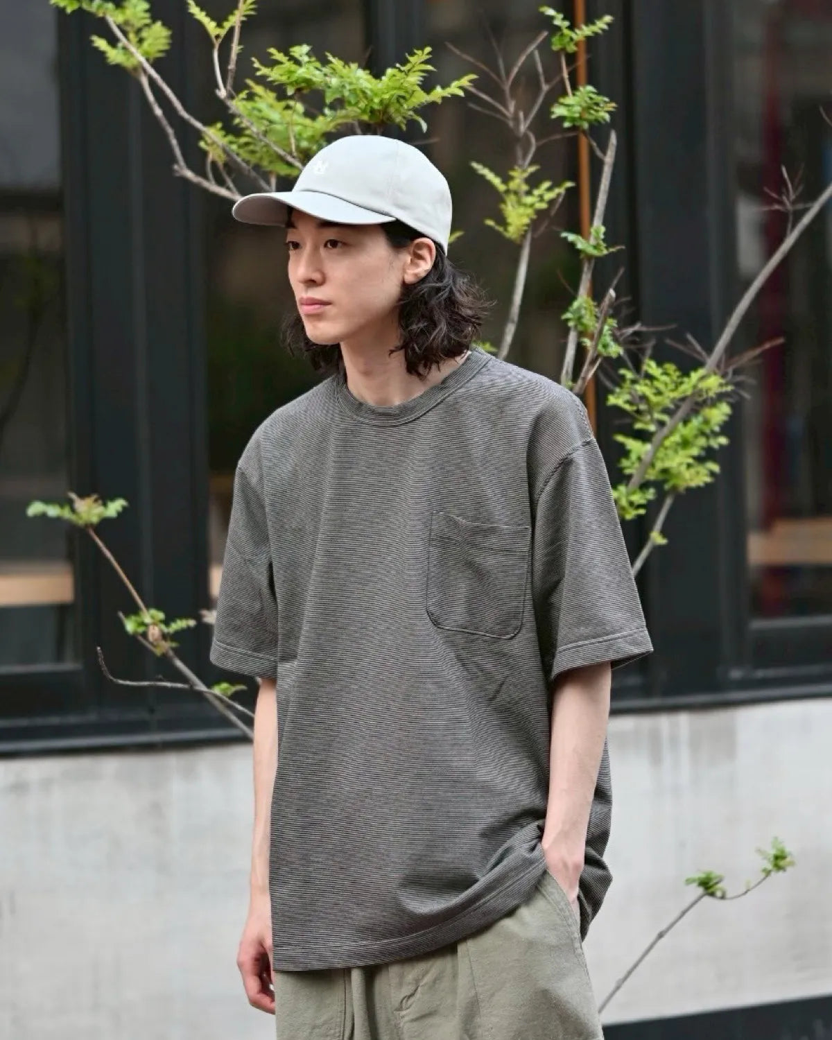 nanamica (ナナミカ) / Micro Stripe Pocket Tee | 公式通販 JACK in