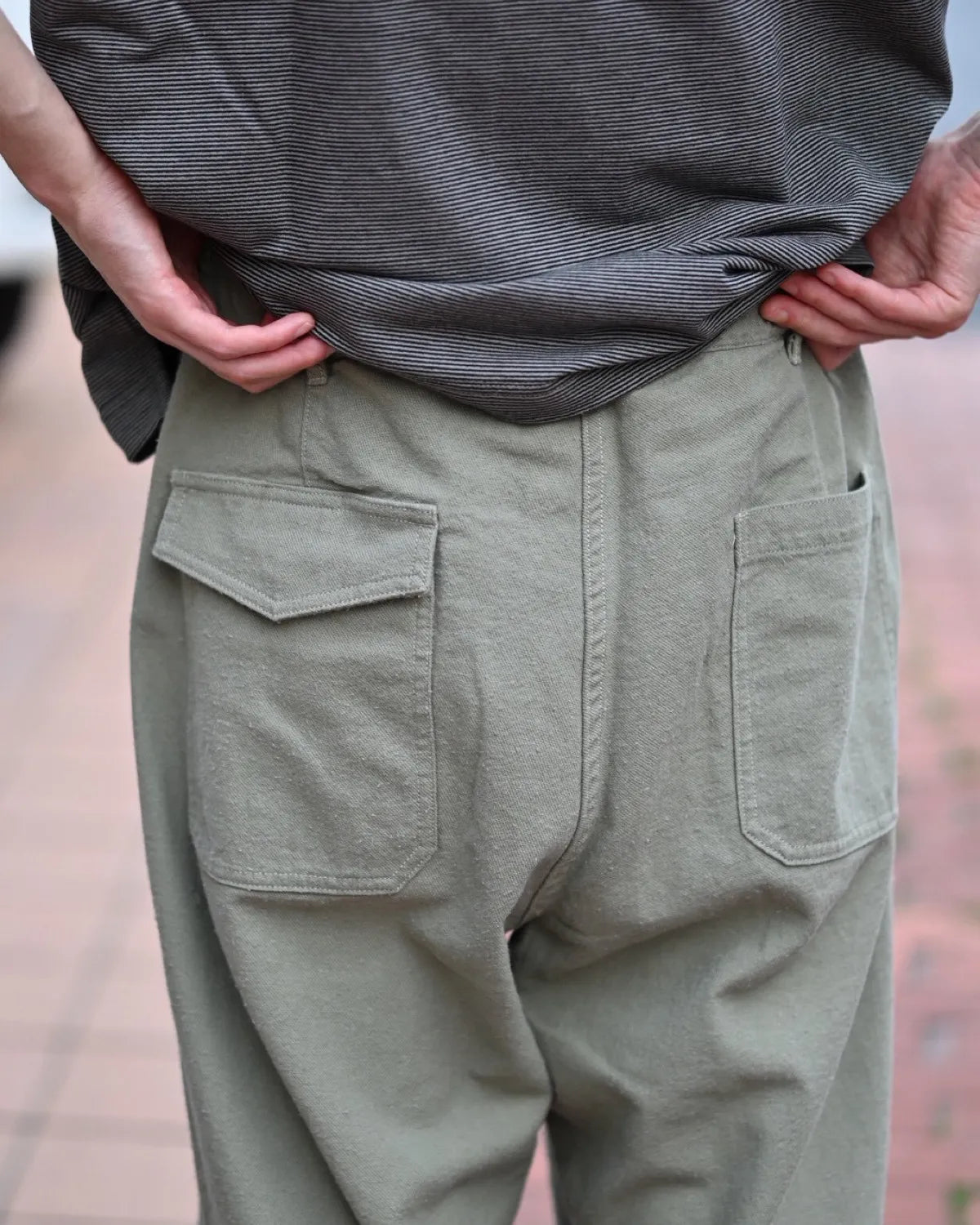 nanamica / Silk Nep Cotton Twill Deck Pants (S26SC032)