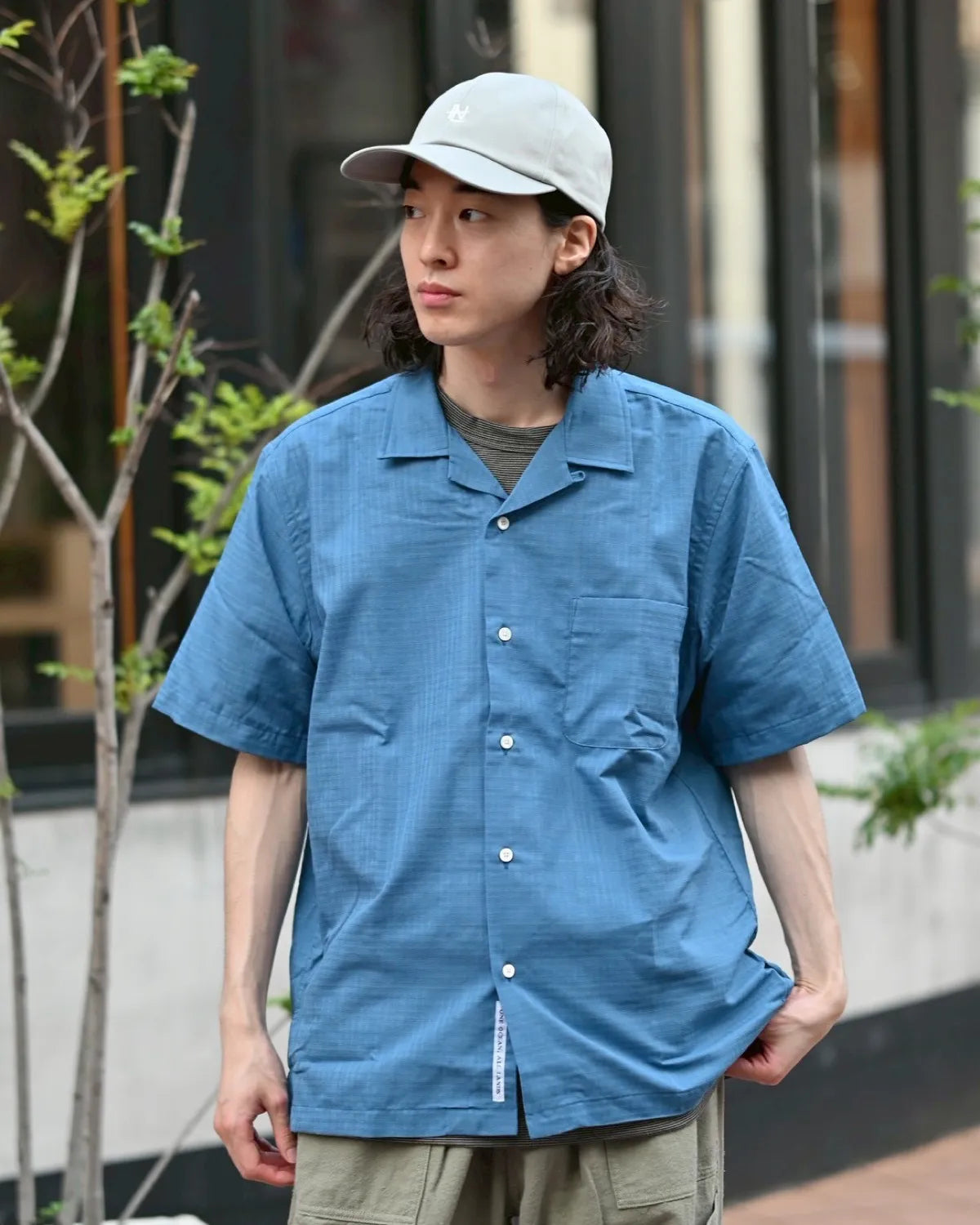 nanamica (ナナミカ) / Open Collar Panama S/S Shirt | 公式通販 JACK