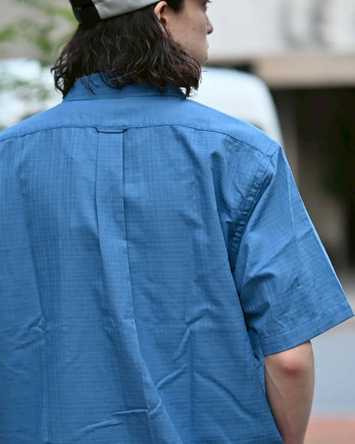 nanamica / Open Collar Panama S/S Shirt (S26SG066)