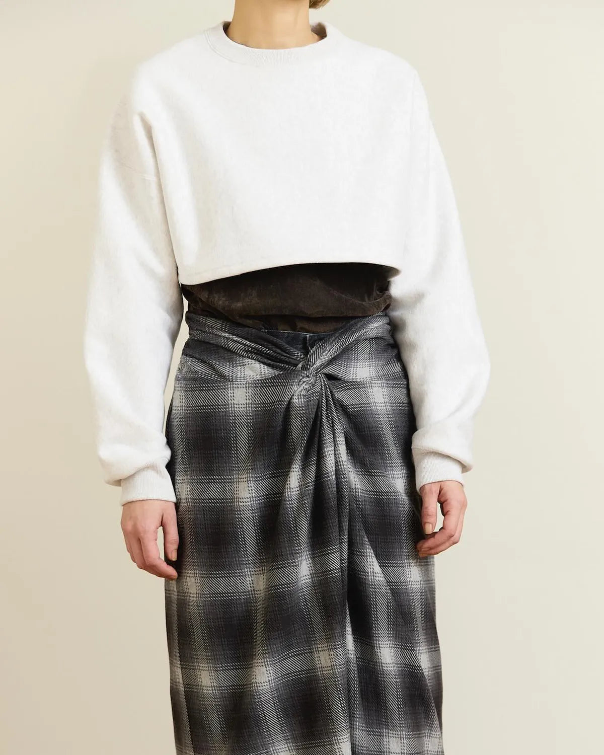 PHEENY / Athletic Fleece Cropped Top (PA26-CS03)