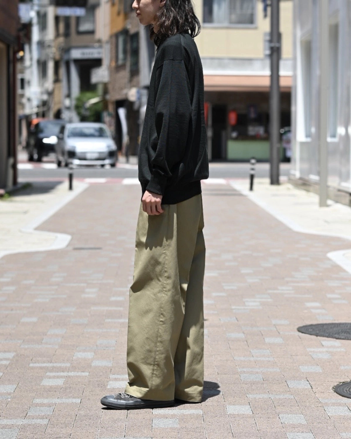 A.PRESSE / Wool Knit L/S Polo Shirts (25AAP-03-08)