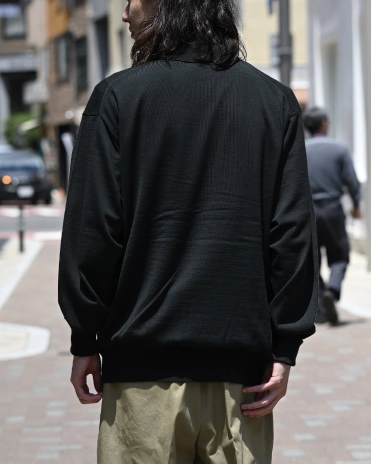 A.PRESSE / Wool Knit L/S Polo Shirts (25AAP-03-08)