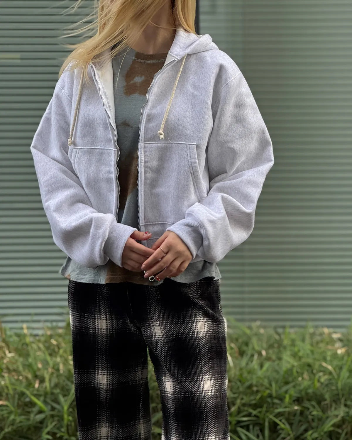 PHEENY / Athletic Fleece Zip-Up hoodie (PA26-CS02)