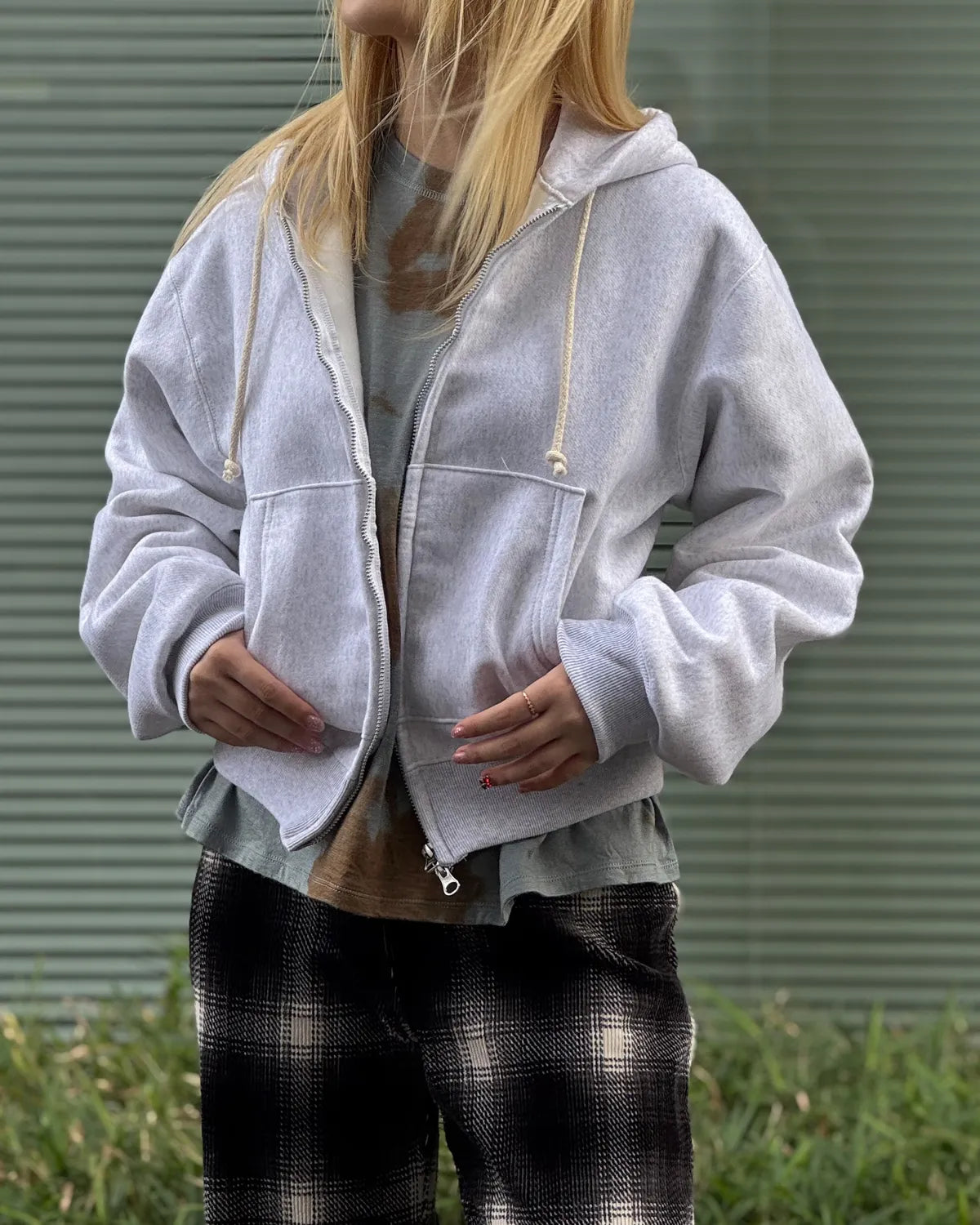 PHEENY / Athletic Fleece Zip-Up hoodie (PA26-CS02)