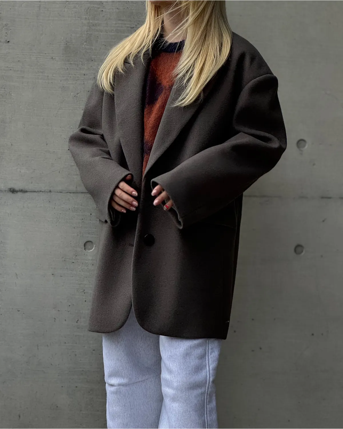 PHEENY / Needle rever stretch Jacket Coat (PA26-CO01)