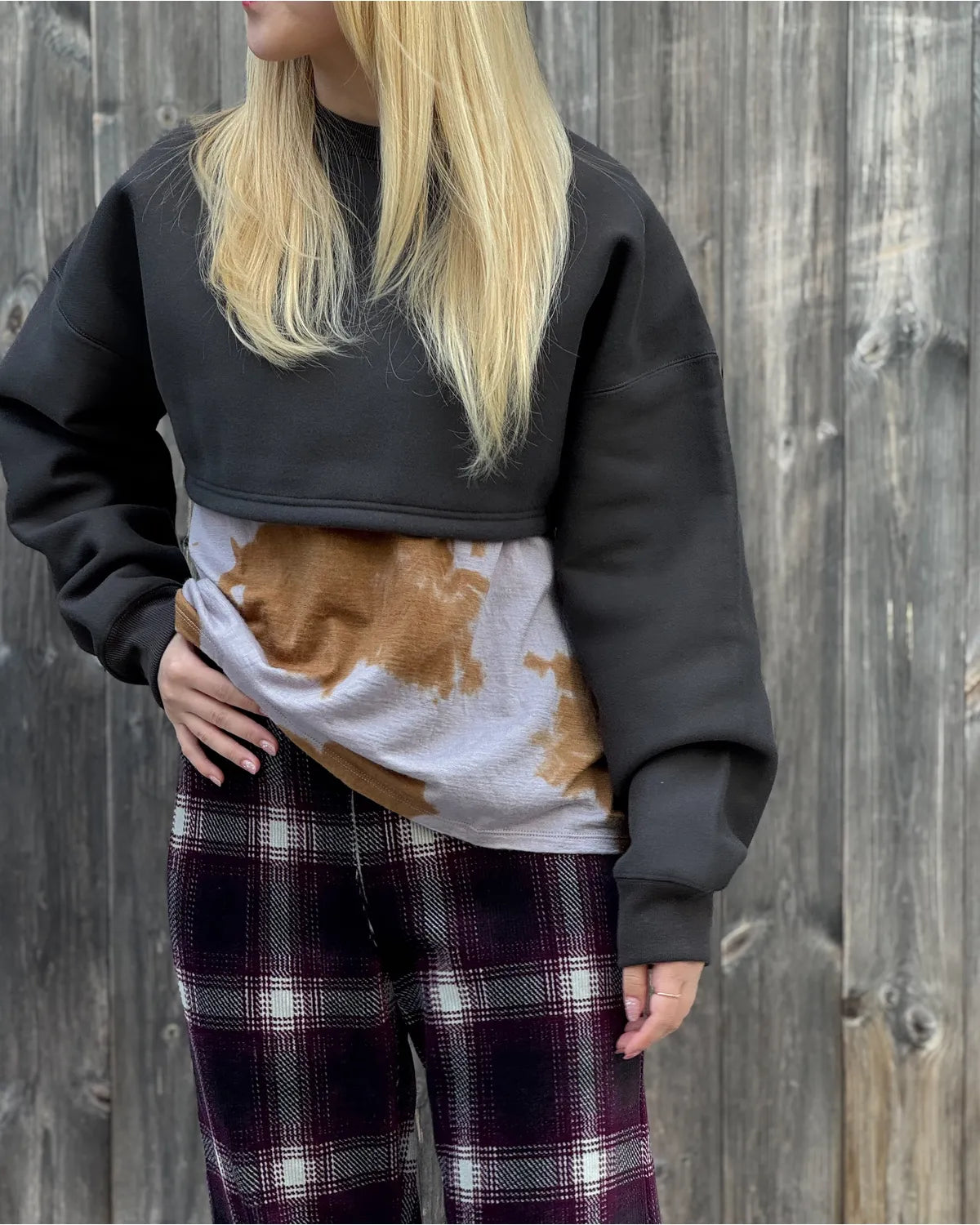 PHEENY / Athletic Fleece Cropped Top (PA26-CS03)