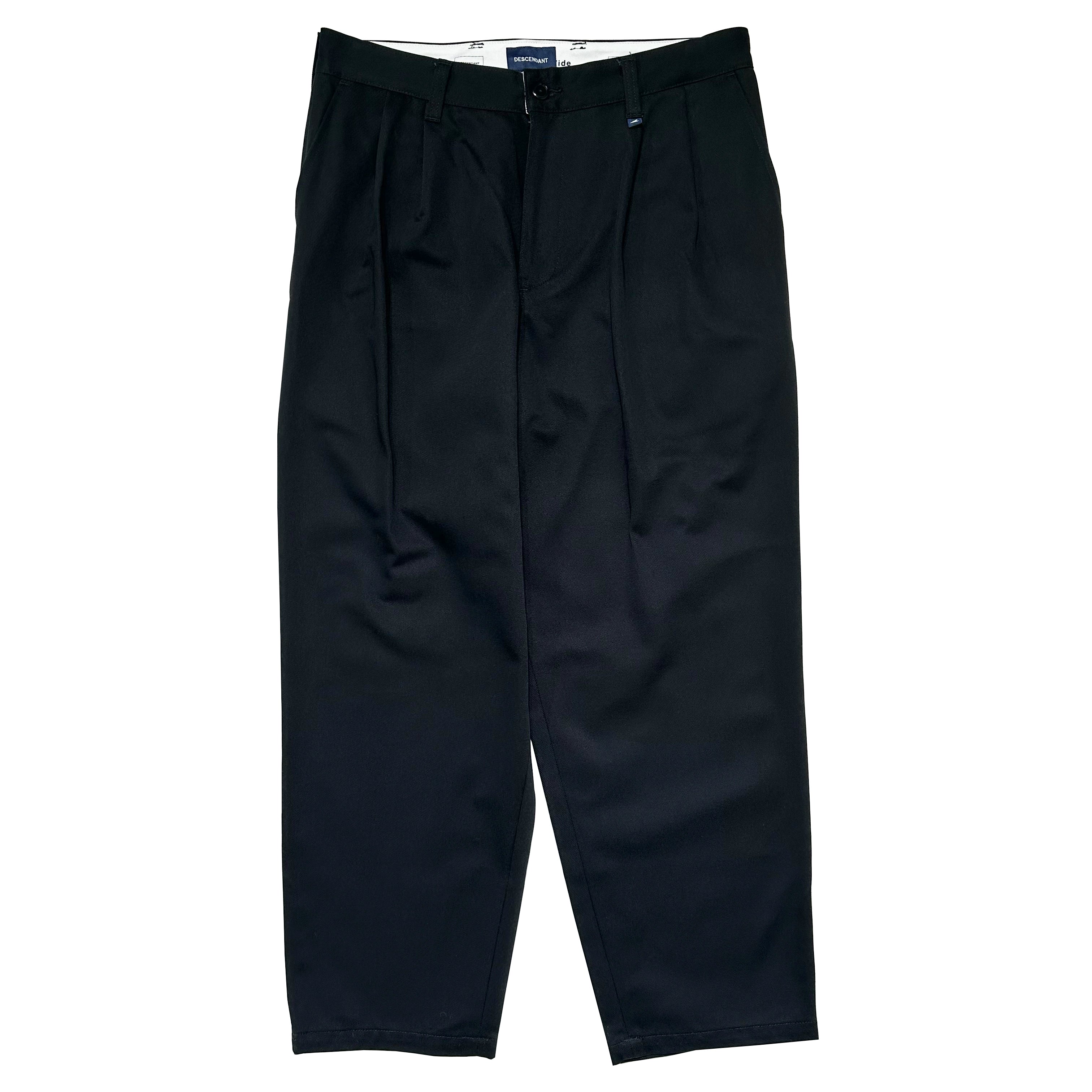 DESCENDANT / ORGANIC COTTON TWILL TROUSERS